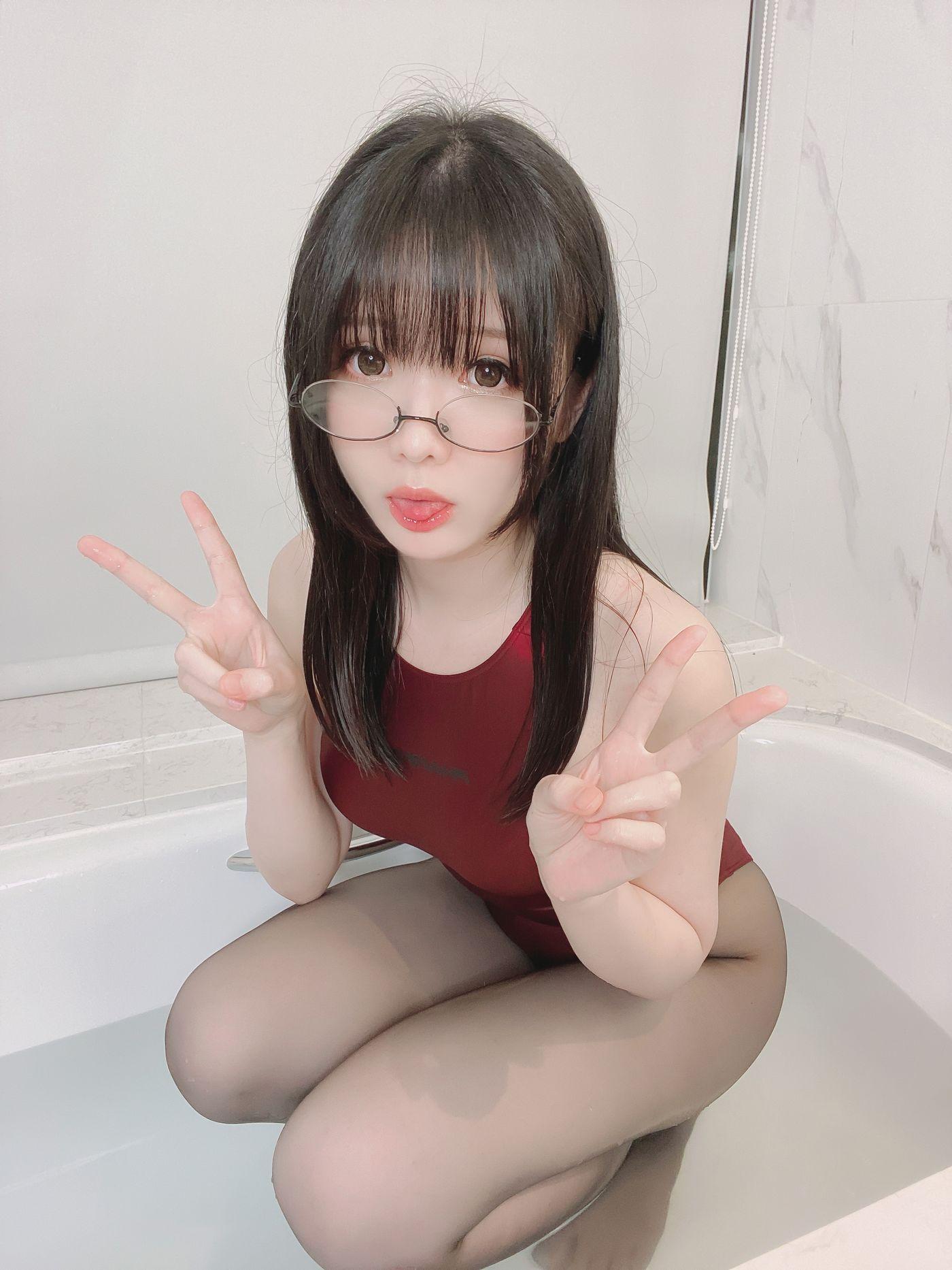 霜月shimo NO.055 Fantia 2022年01-05月会员合集(29期) -2022-03-17 競泳水着X黒タイツ [38P-225MB][38P]插图2