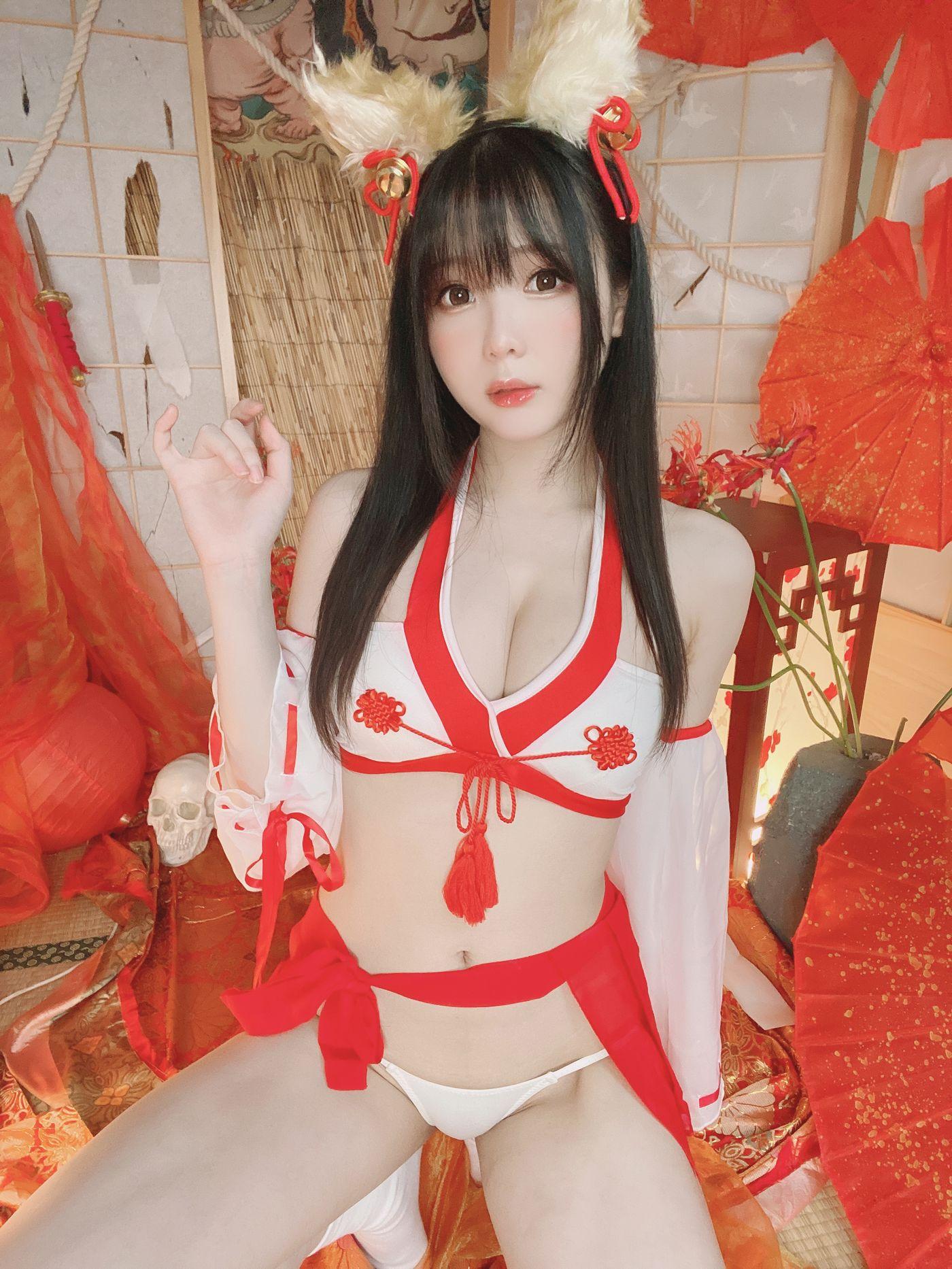 霜月shimo NO.050 fantia 10-12月会员合集(17期) -[2021-10] きつね巫女さん____[16P]插图3