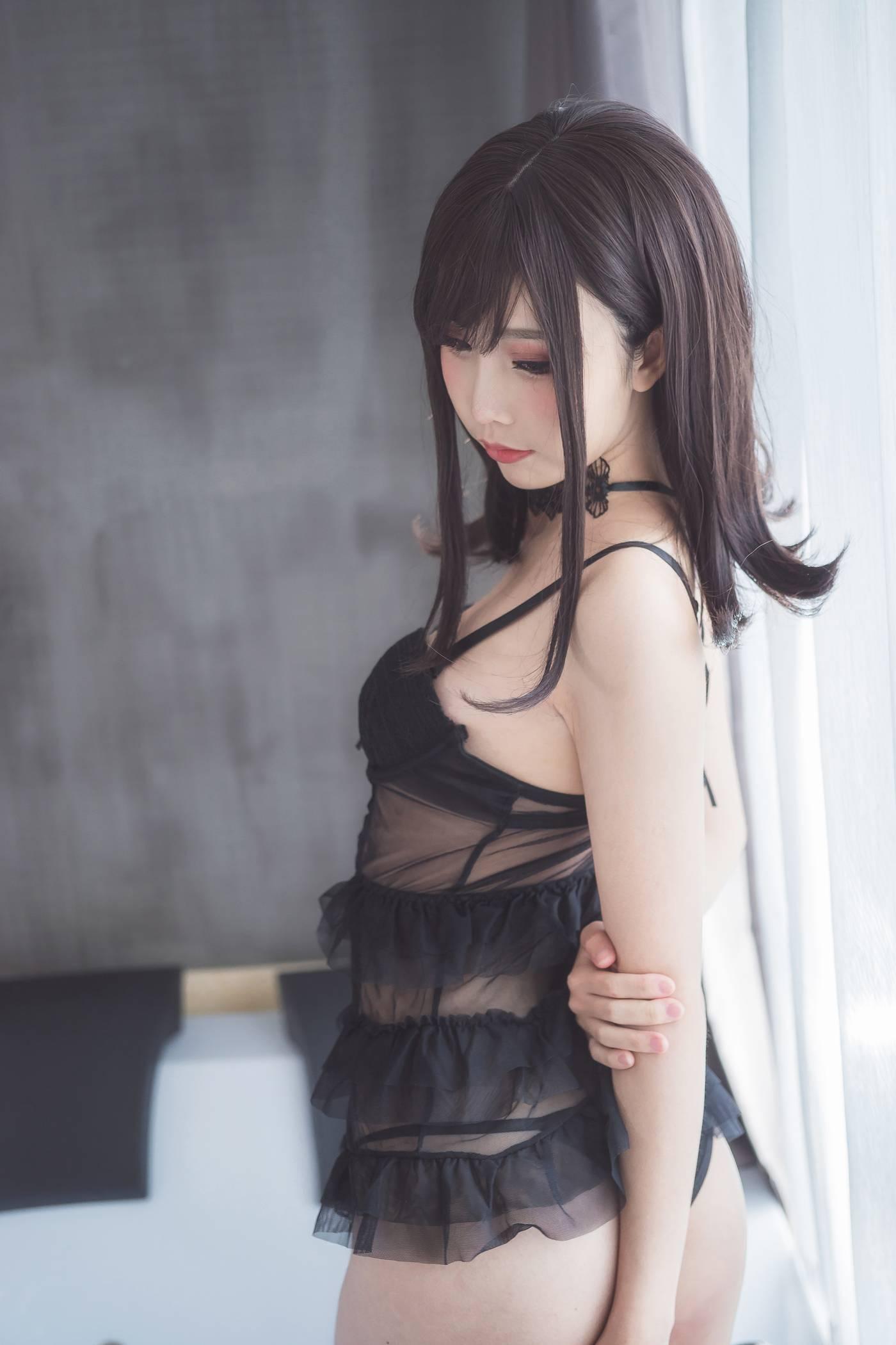 面饼仙儿 – NO.12 脑内少女 黑色束衣 [13P]插图9