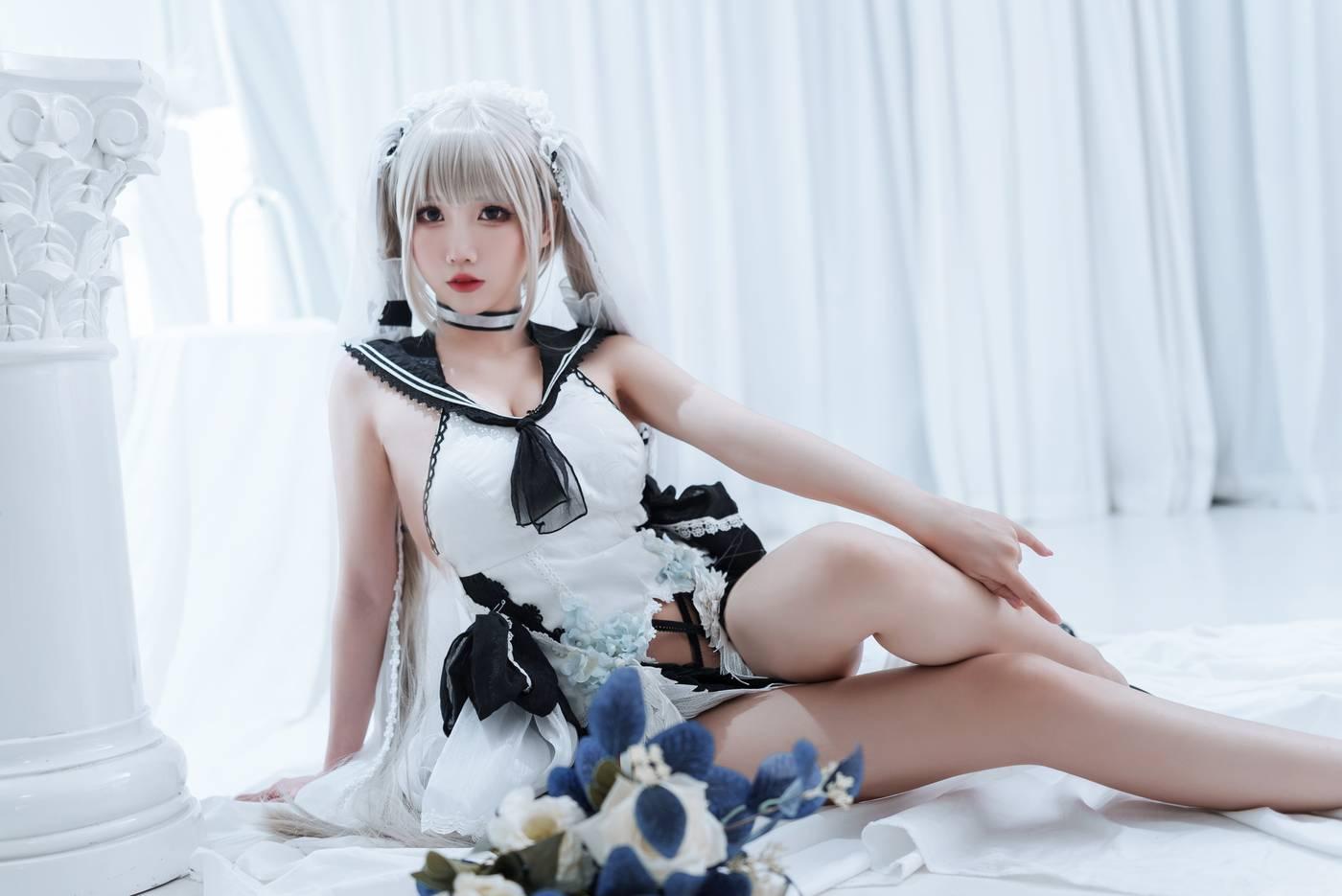 面饼仙儿 – NO.110 可畏婚纱 [25P]插图1