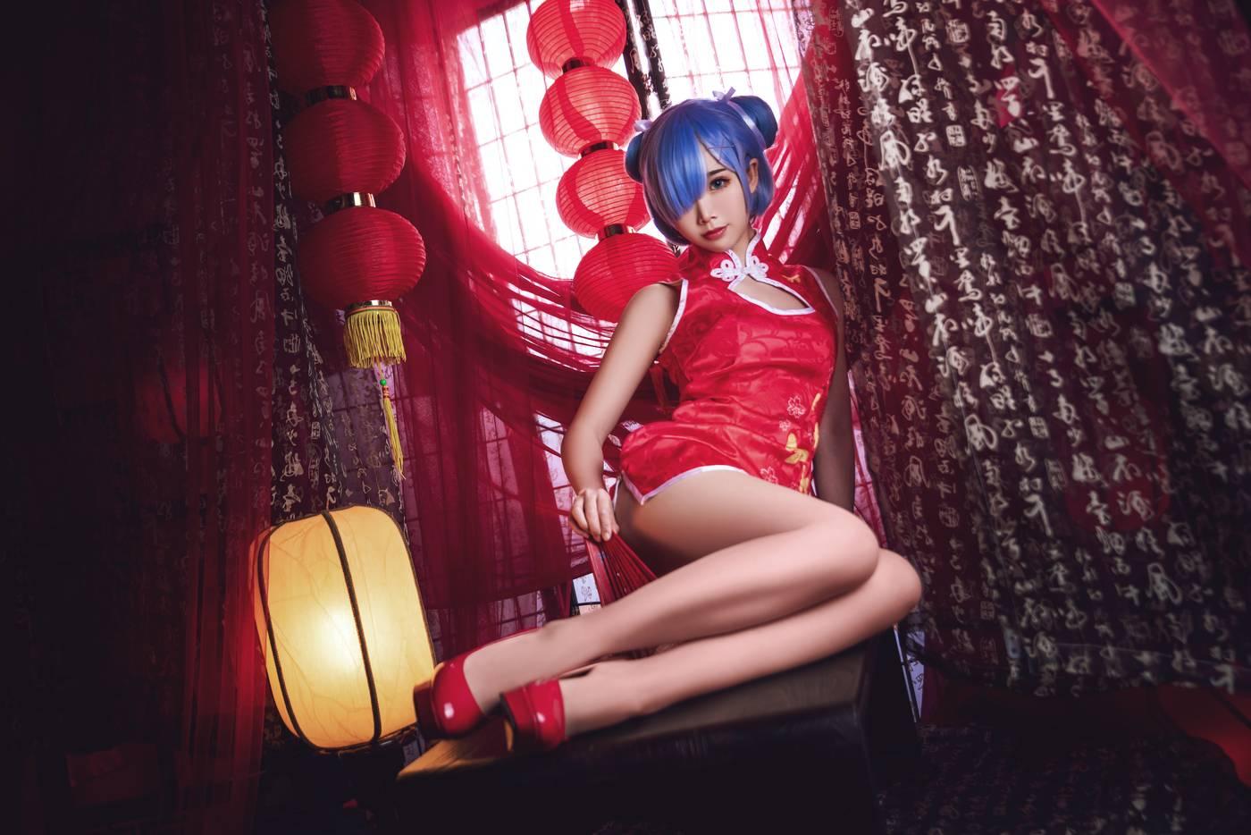 面饼仙儿 – NO.52 雷姆旗袍 [23P]插图5