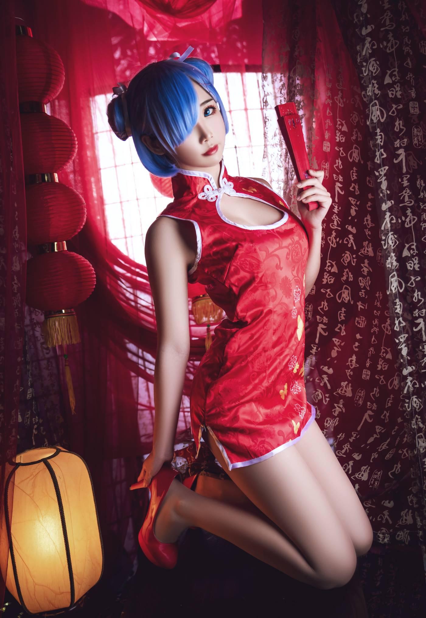 面饼仙儿 – NO.52 雷姆旗袍 [23P]插图6
