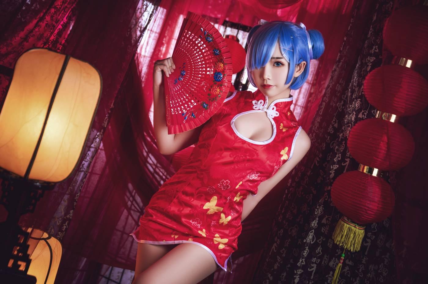 面饼仙儿 – NO.52 雷姆旗袍 [23P]插图4