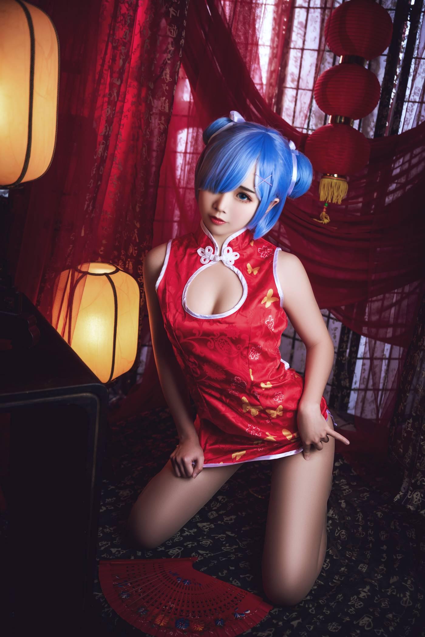 面饼仙儿 – NO.52 雷姆旗袍 [23P]插图6