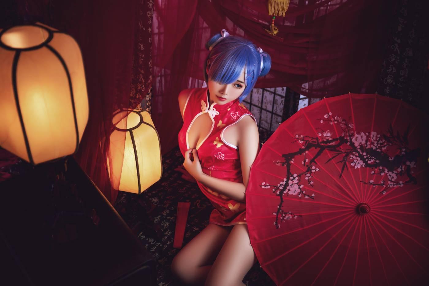 面饼仙儿 – NO.52 雷姆旗袍 [23P]插图7