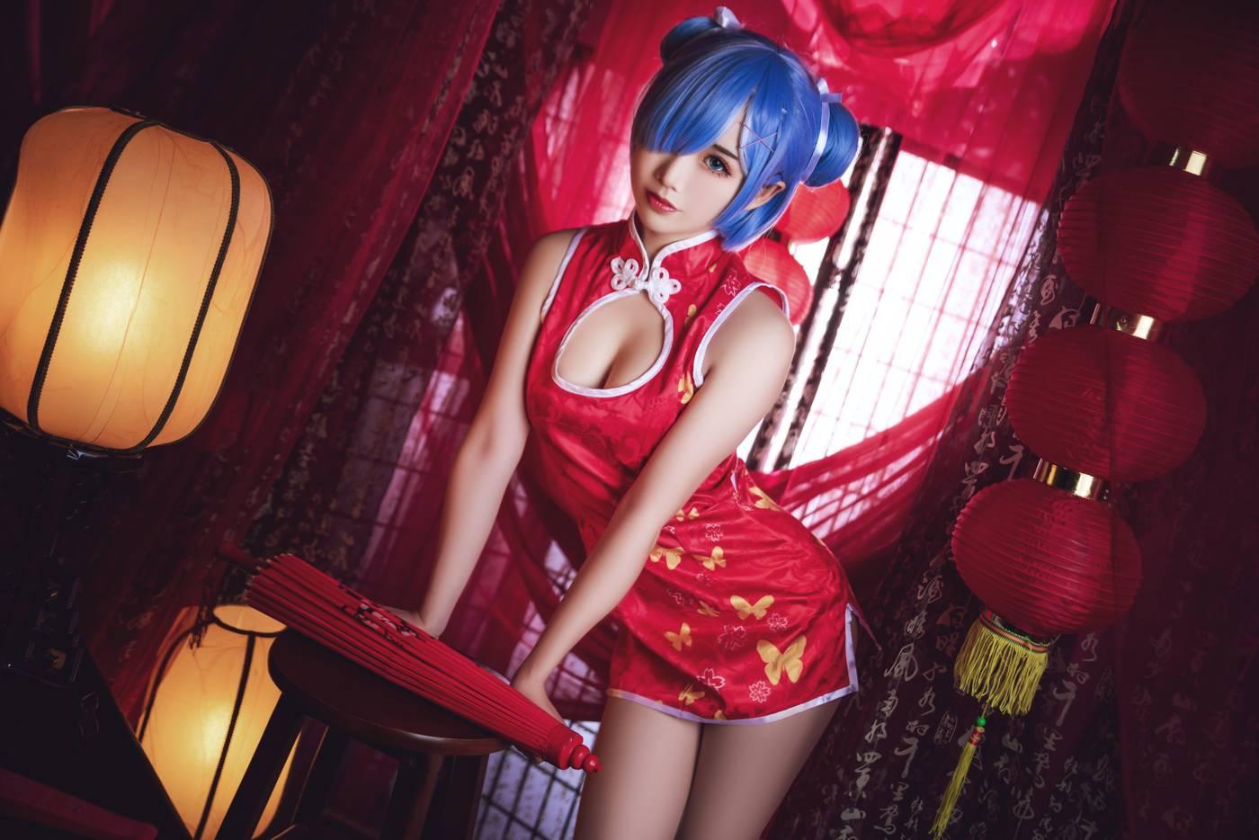 面饼仙儿 – NO.52 雷姆旗袍 [23P]插图