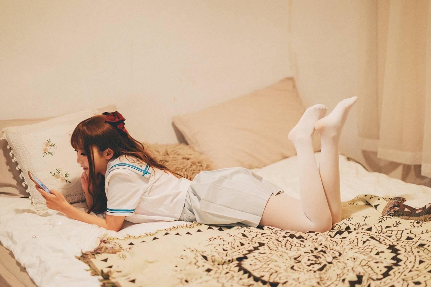 面饼仙儿 – NO.43 JK秀 [16P]插图1