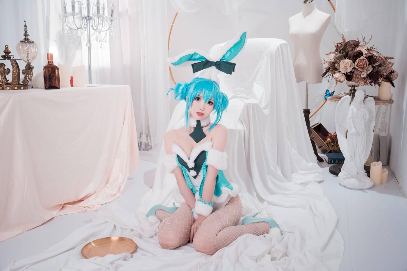 面饼仙儿 – NO.88 初音兔女郎 [17P]插图3