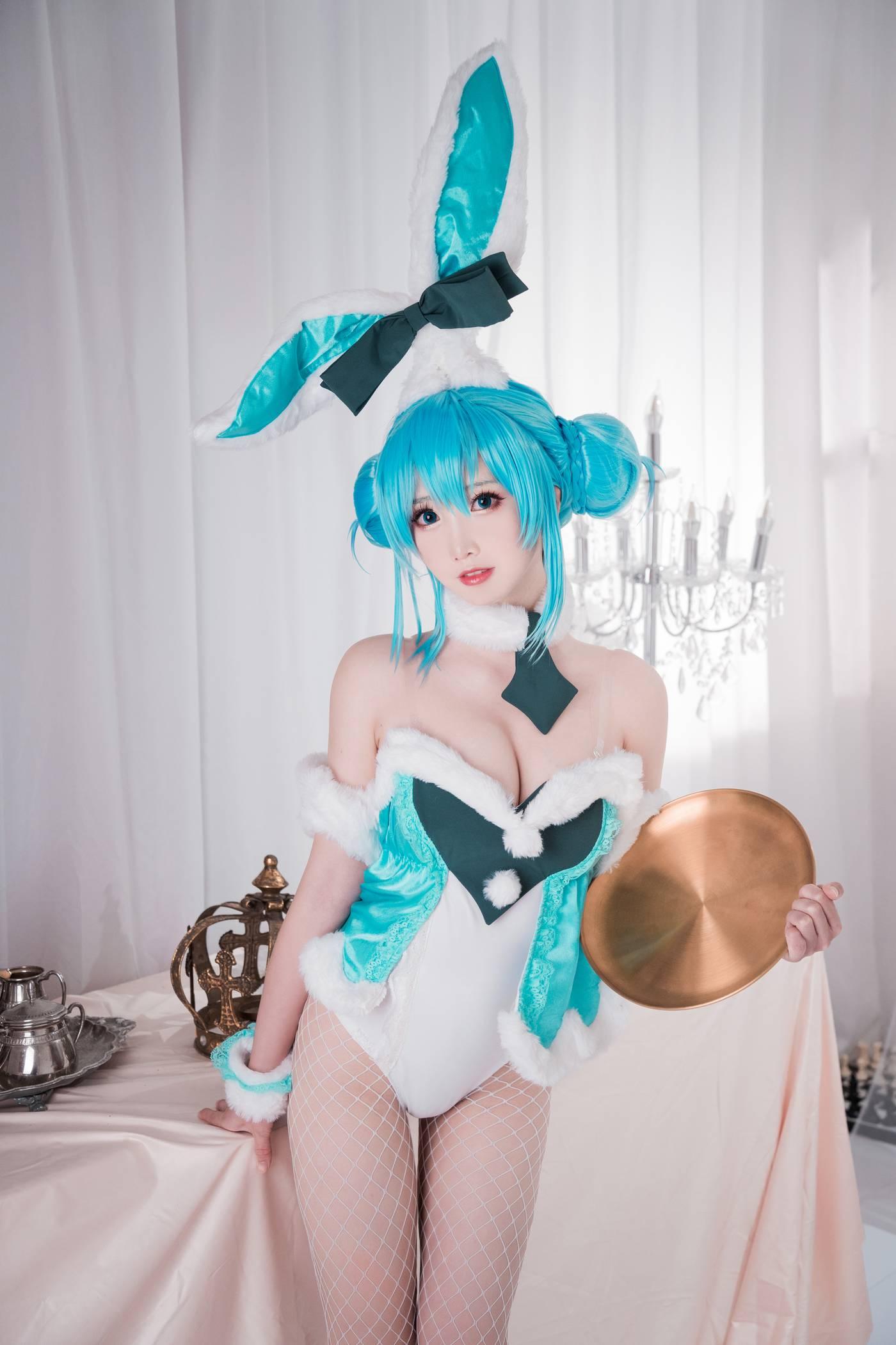 面饼仙儿 – NO.88 初音兔女郎 [17P]插图5