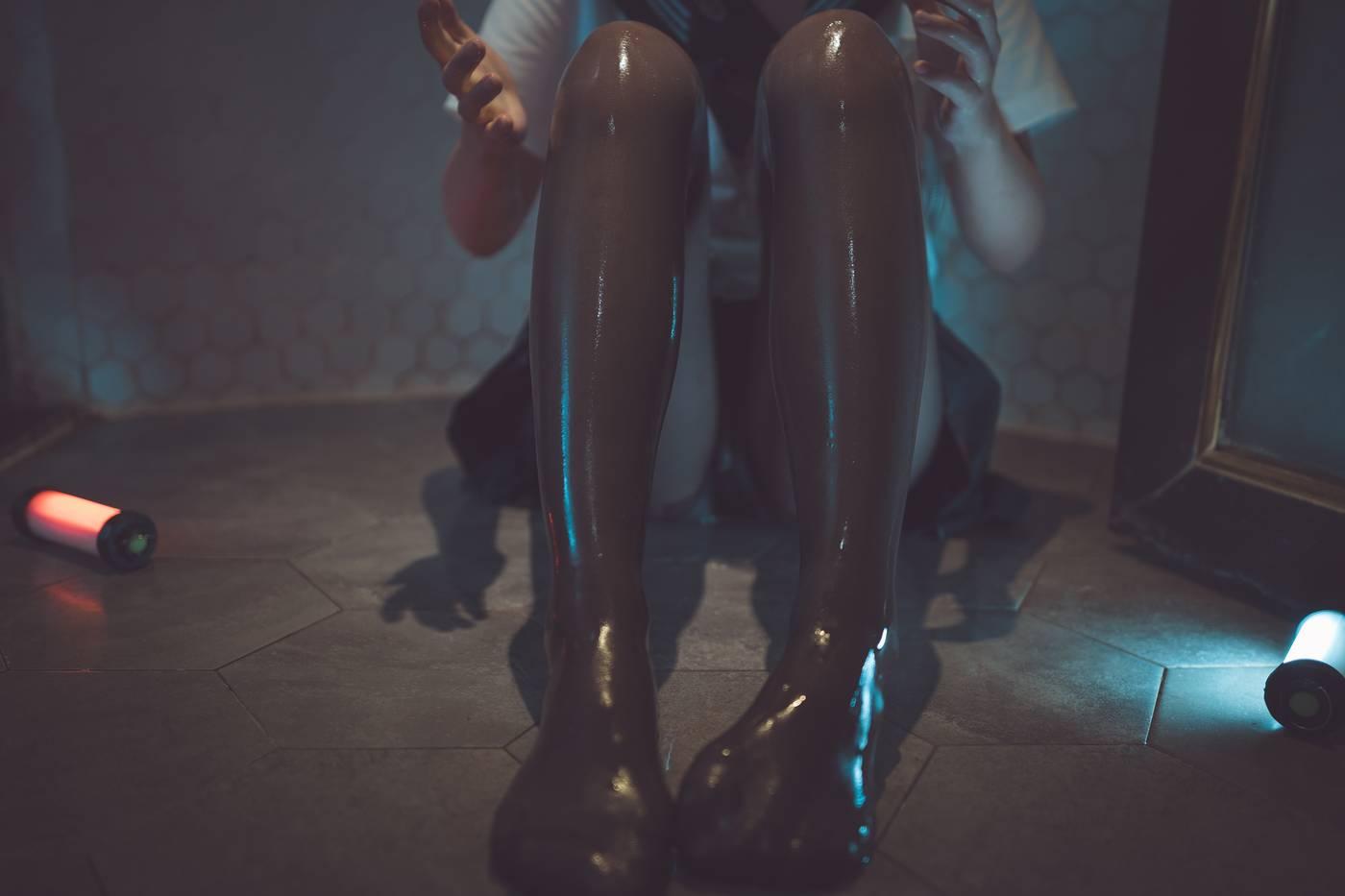 面饼仙儿 – NO.11 脑内少女 浴缸黑丝 [21P]插图2