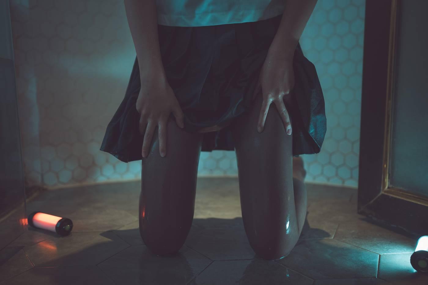 面饼仙儿 – NO.11 脑内少女 浴缸黑丝 [21P]插图5