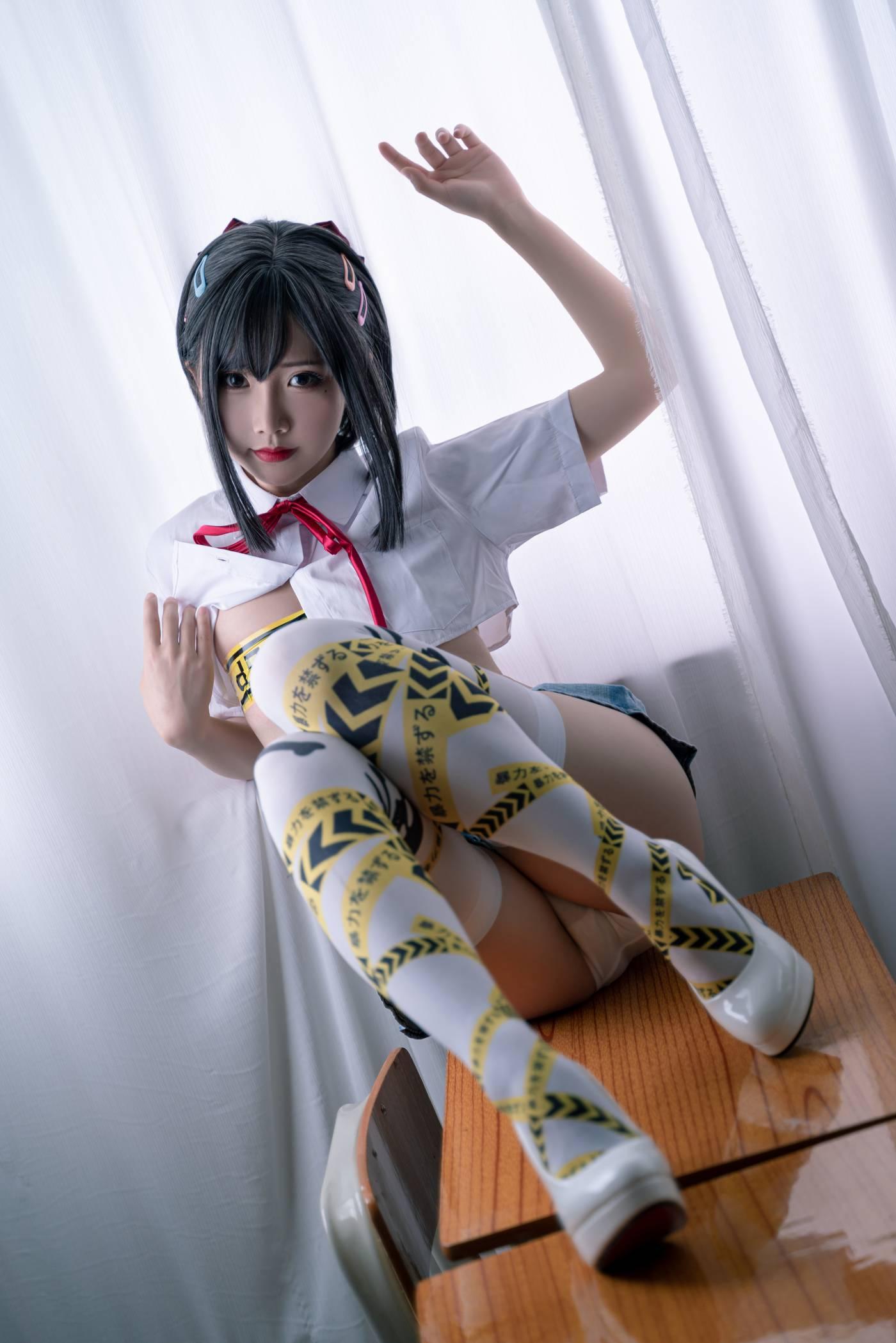 面饼仙儿 – NO.100 短校服胶带 [32P]插图2