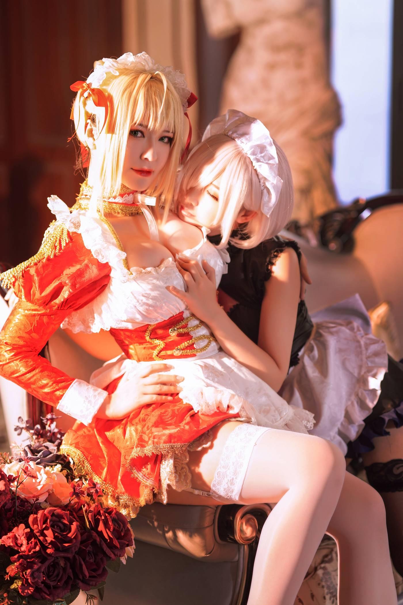 面饼仙儿 – NO.71 Claudius x Kyrielight Maid – 半半子X面饼仙儿 -4K映画-21P[20P]插图1