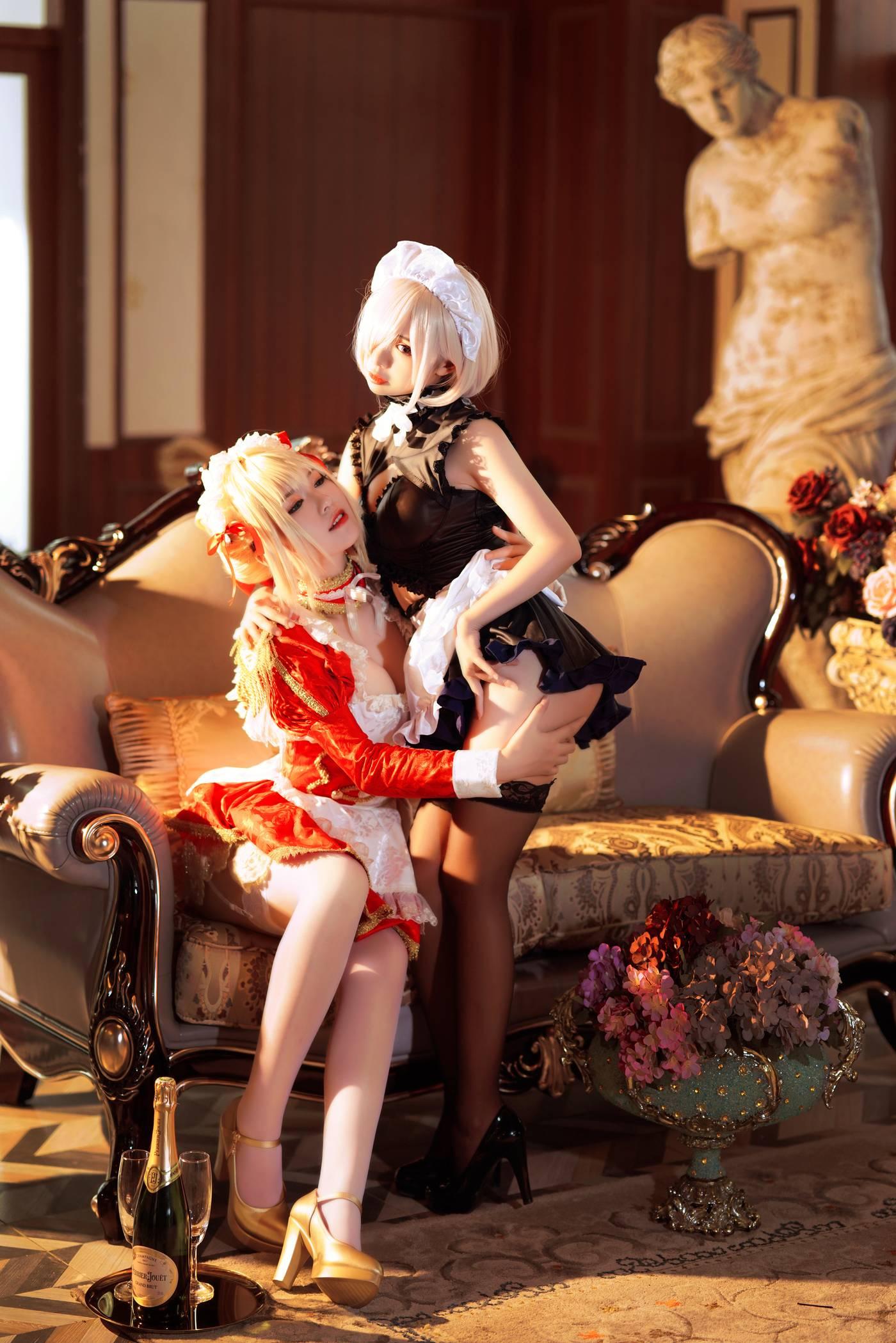 面饼仙儿 – NO.71 Claudius x Kyrielight Maid – 半半子X面饼仙儿 -4K映画-21P[20P]插图3