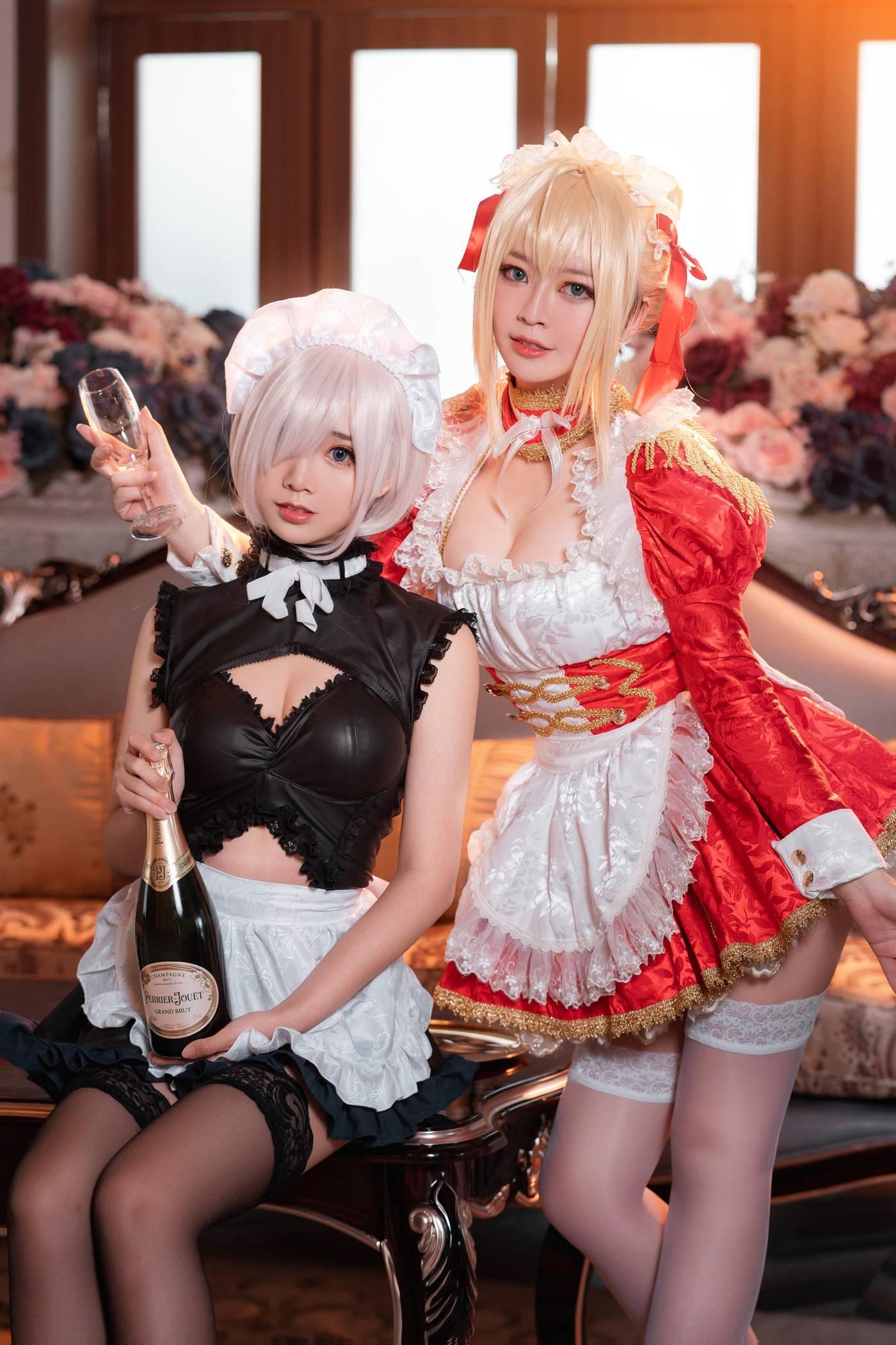 面饼仙儿 – NO.71 Claudius x Kyrielight Maid – 半半子X面饼仙儿 -4K映画-21P[20P]插图5