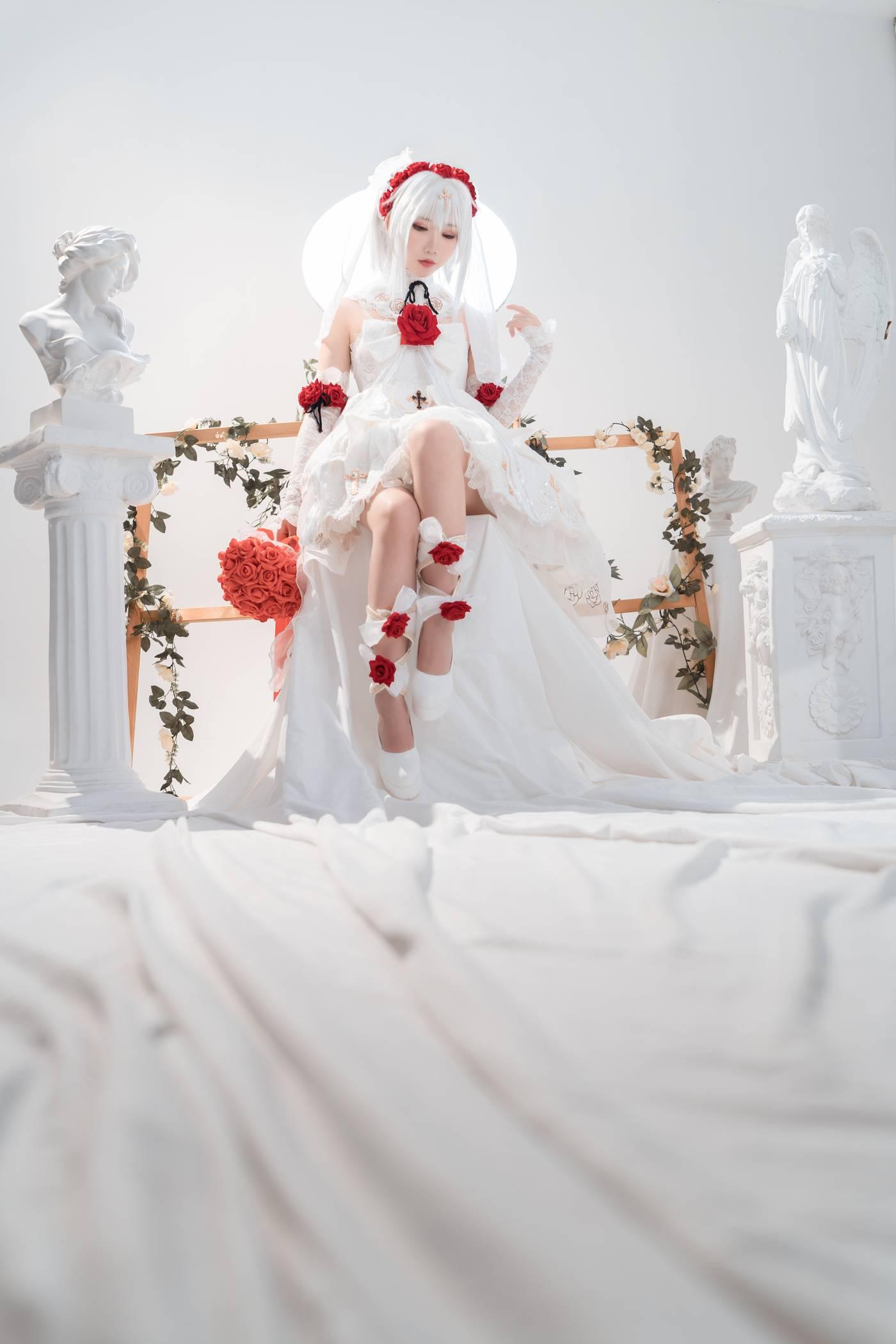 面饼仙儿 – NO.89 德丽莎婚纱 [13P]插图8
