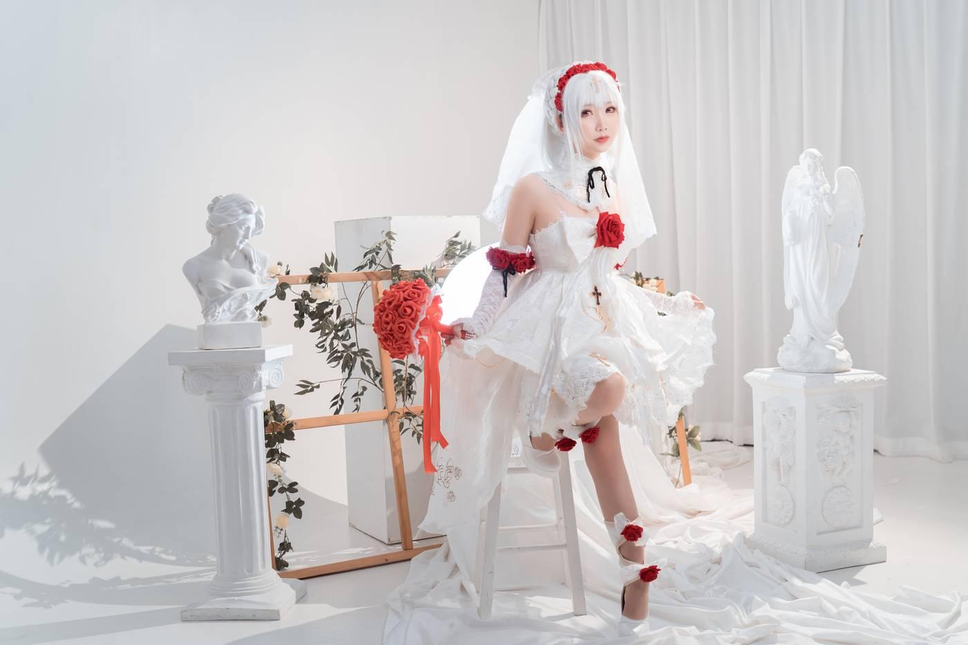 面饼仙儿 – NO.89 德丽莎婚纱 [13P]插图