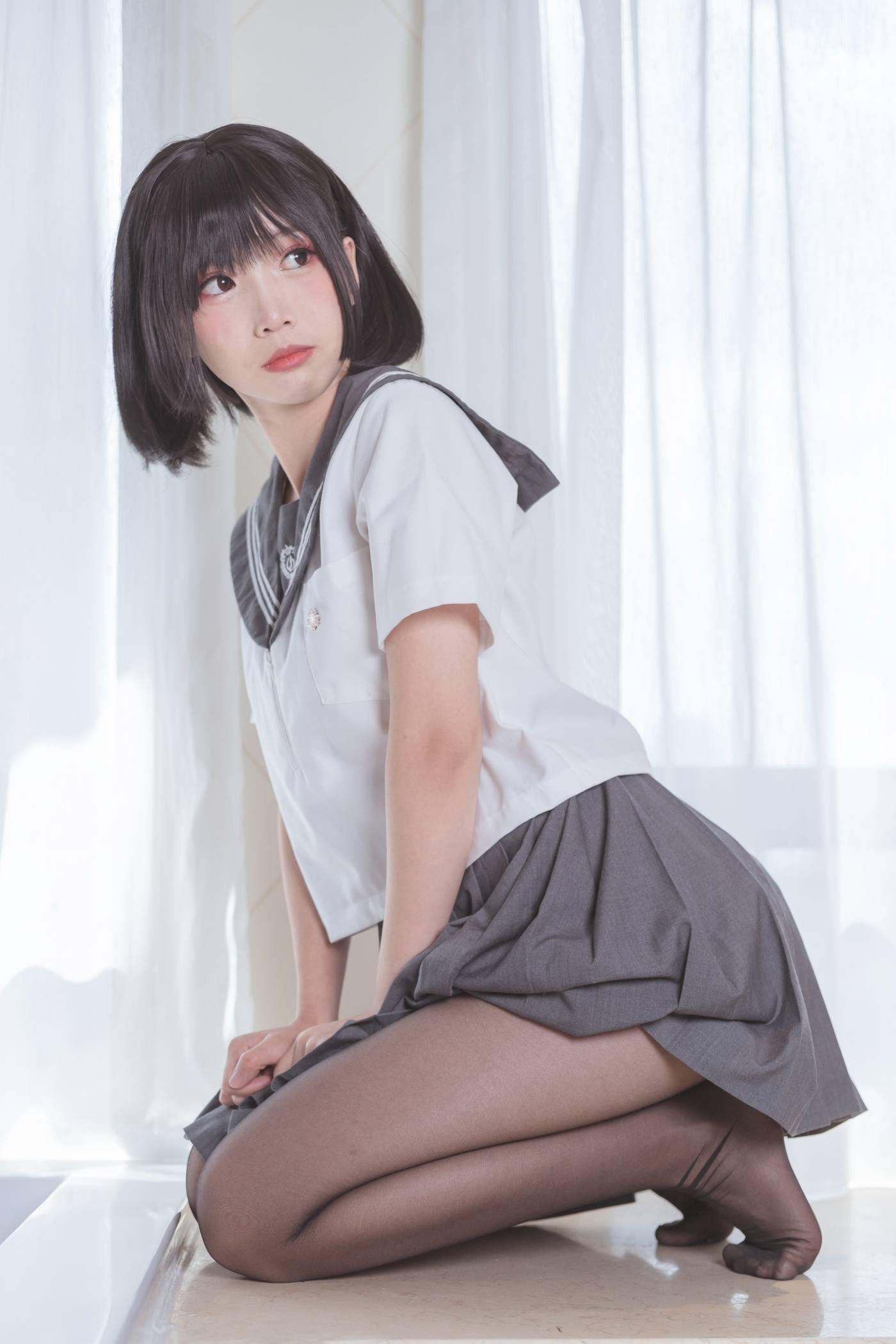 面饼仙儿 – NO.16 脑内少女 黑丝JK [25P]插图6