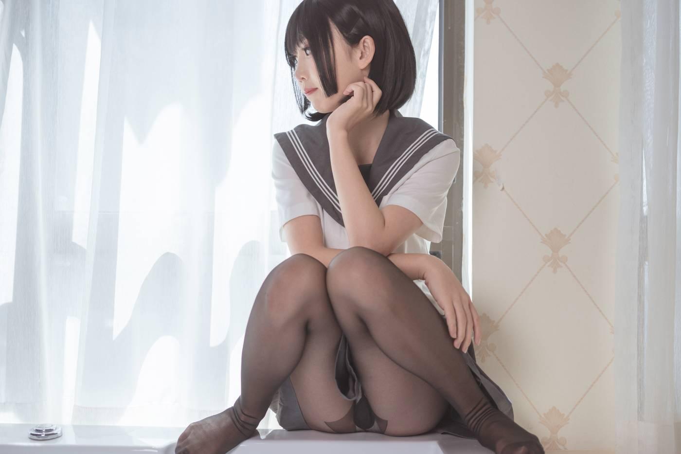 面饼仙儿 – NO.16 脑内少女 黑丝JK [25P]插图9