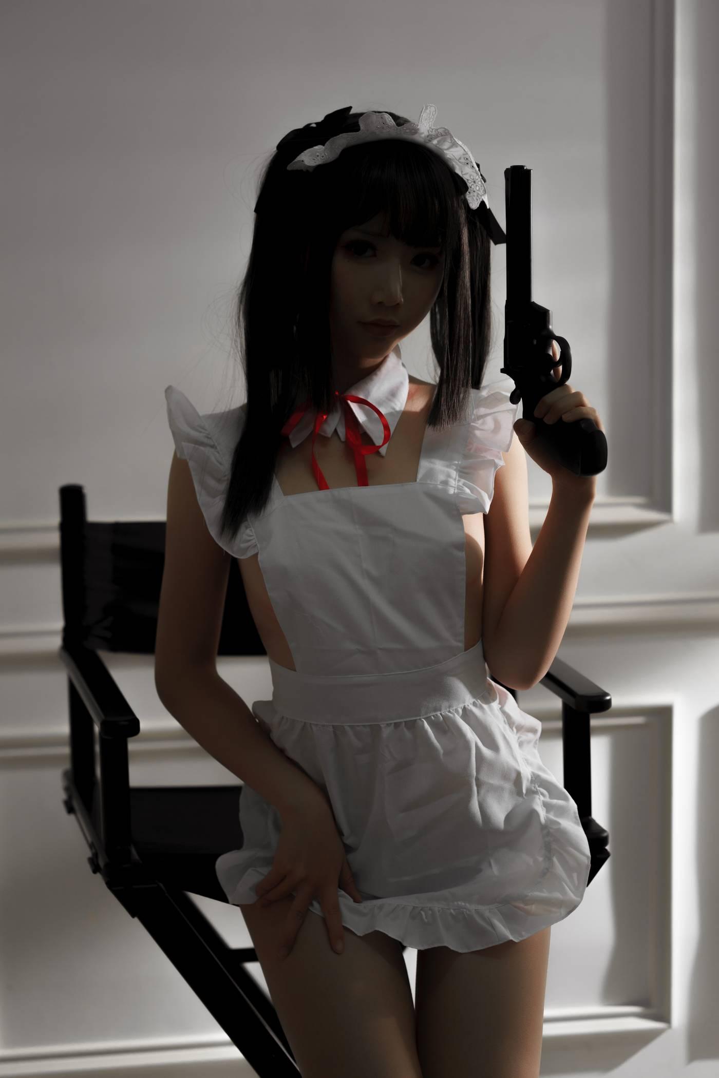 面饼仙儿 – NO.67 左轮女仆 [15P]插图4