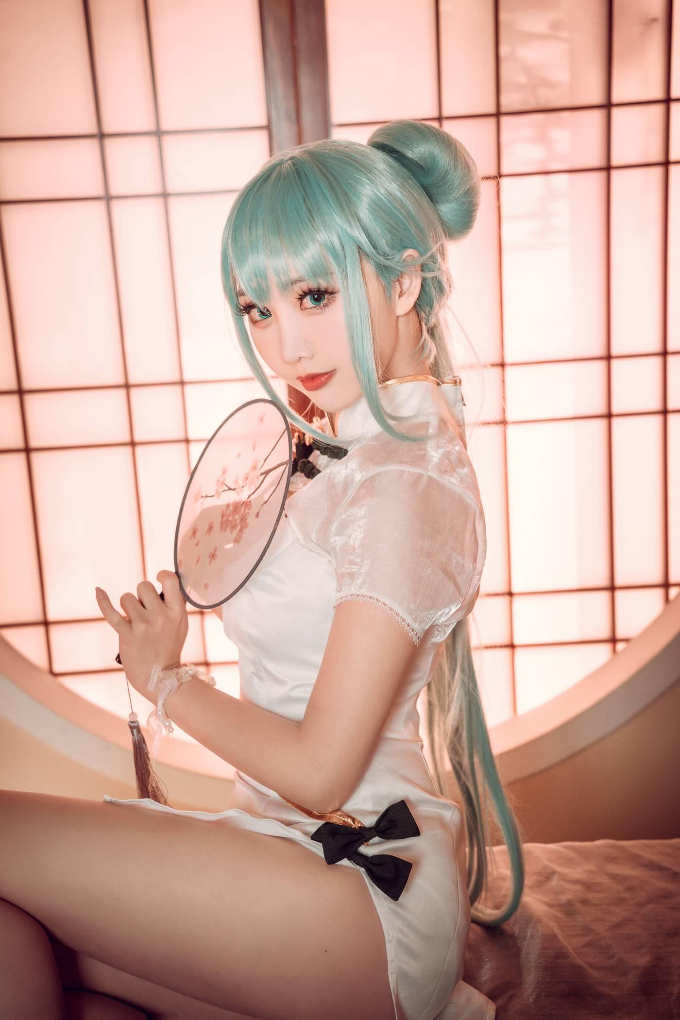 面饼仙儿 – NO.96 初音旗袍 [28P]插图9