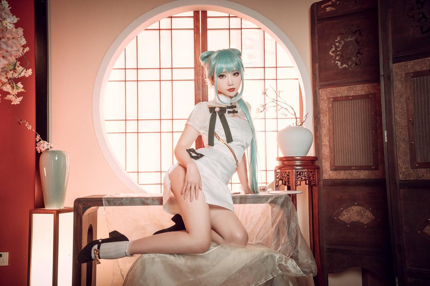 面饼仙儿 – NO.96 初音旗袍 [28P]插图5