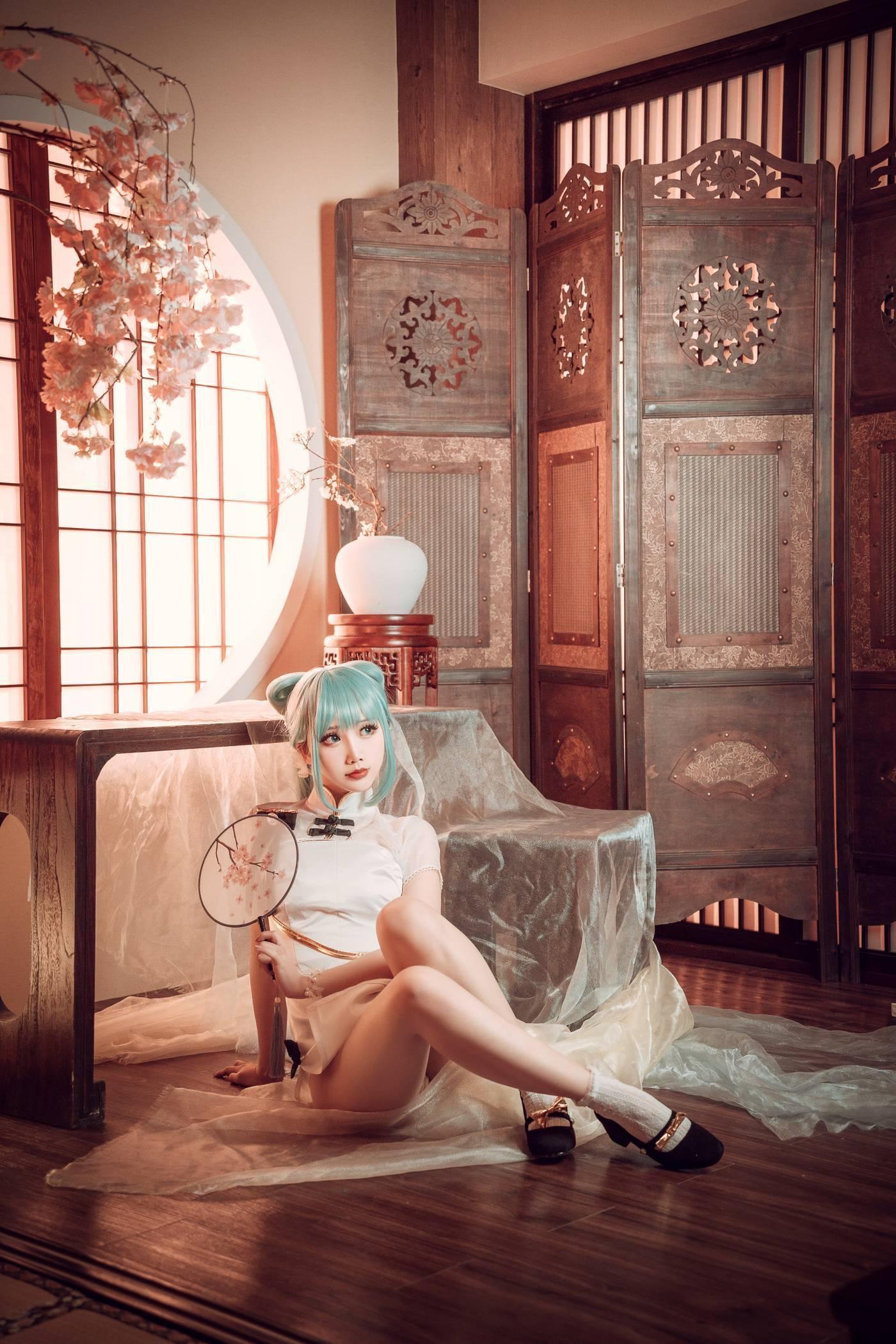 面饼仙儿 – NO.96 初音旗袍 [28P]插图9
