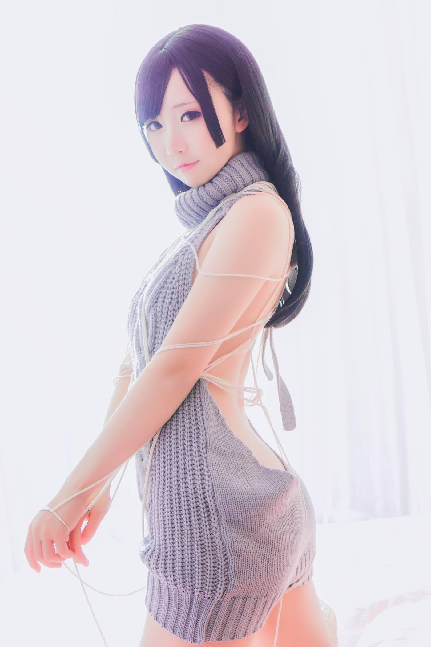 面饼仙儿 – NO.06 露背毛衣[41P]插图9
