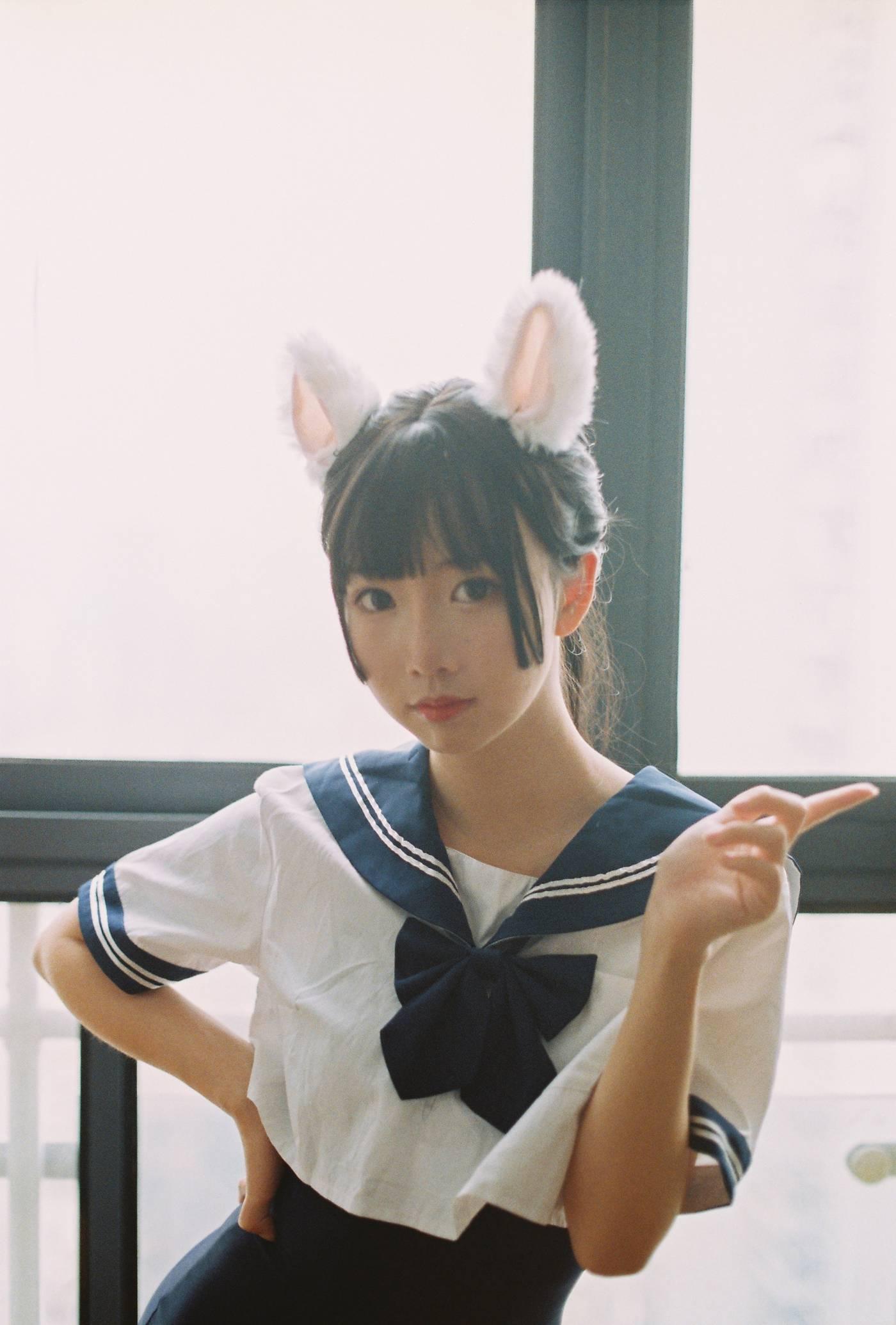 面饼仙儿 – NO.99 水手服 死库水 -胶片[19P]插图2