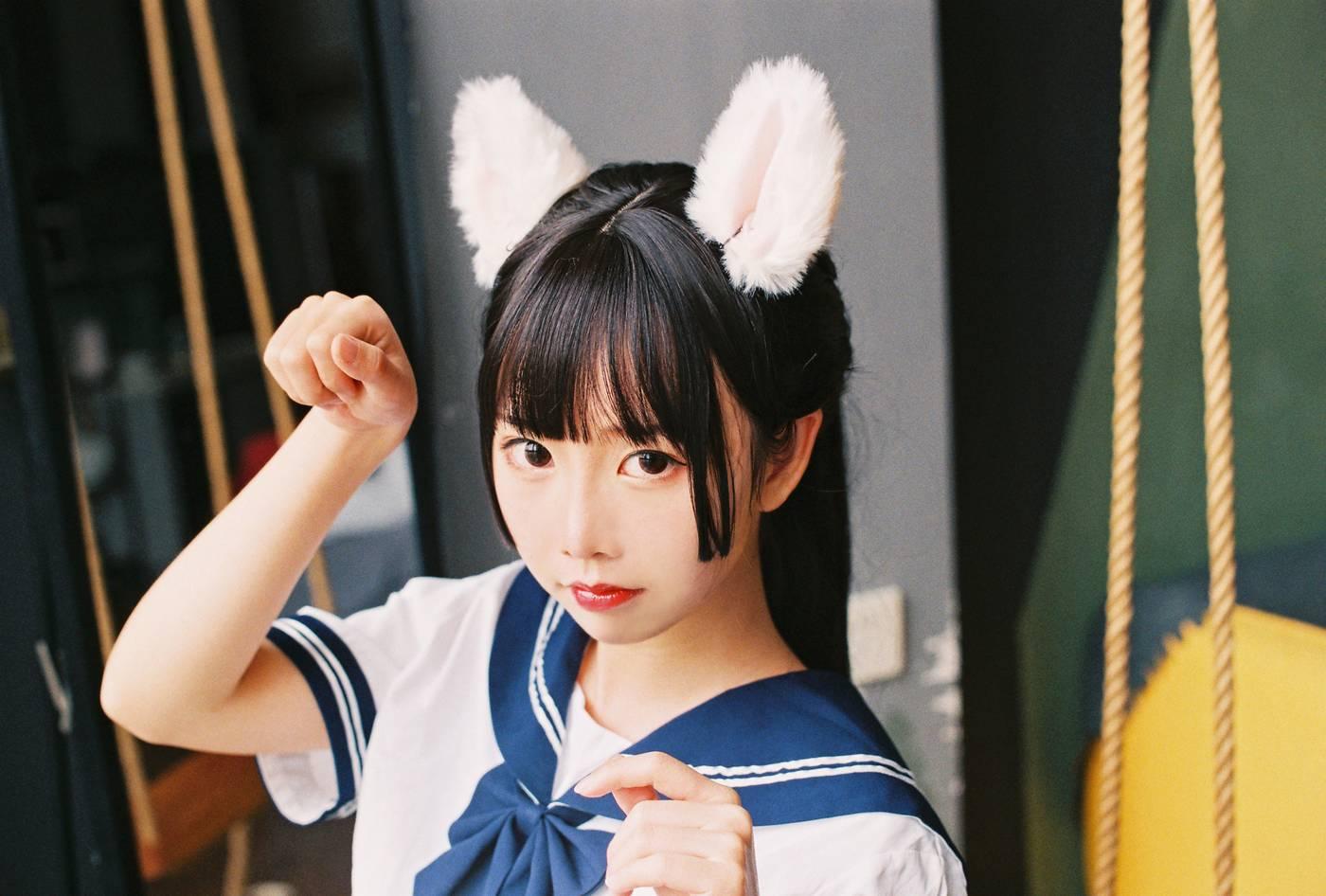 面饼仙儿 – NO.99 水手服 死库水 -胶片[19P]插图5