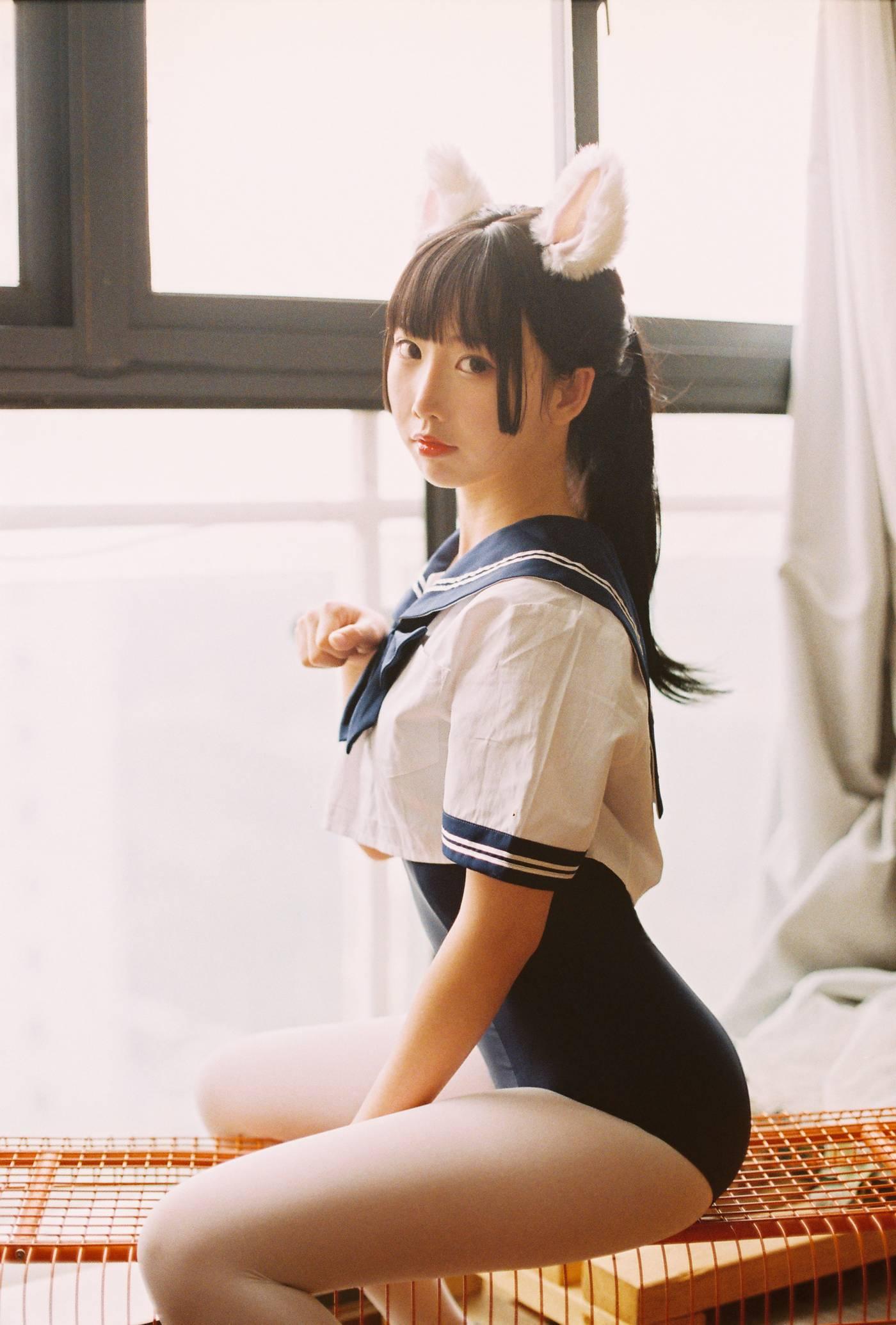 面饼仙儿 – NO.99 水手服 死库水 -胶片[19P]插图8
