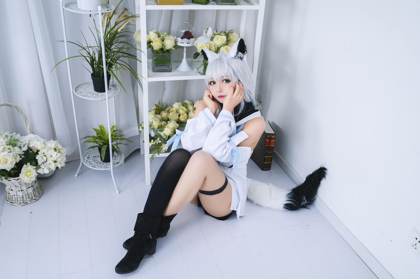 黑猫猫 NO.016 白上吹雪 [12P]插图1