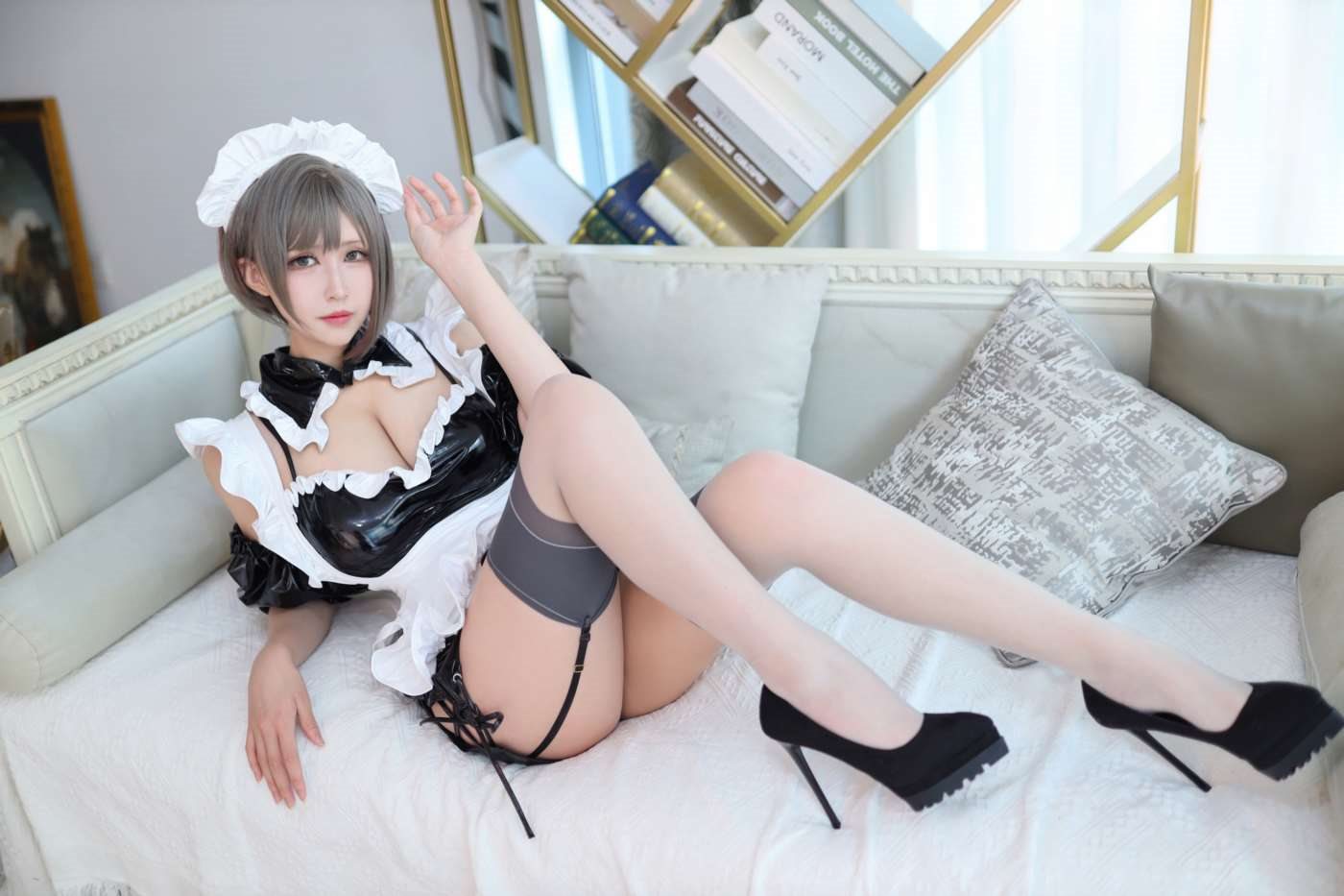 黑白御猫  女仆 [45P]插图7