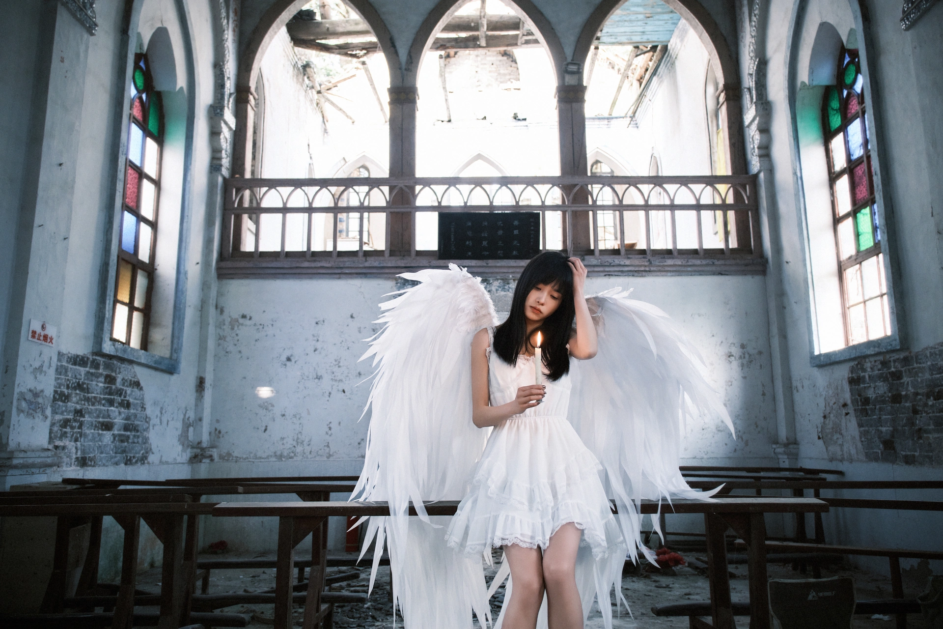 [YITUYU艺图语]2024.03.27 废墟天使 小松麻奈 1