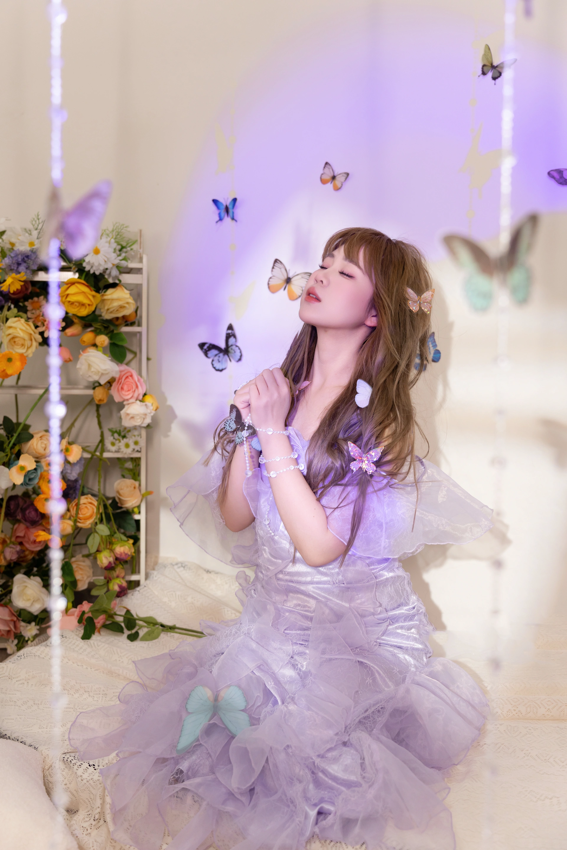 [YITUYU艺图语]2024.04.07 紫色蝴蝶 泡芙小方 2