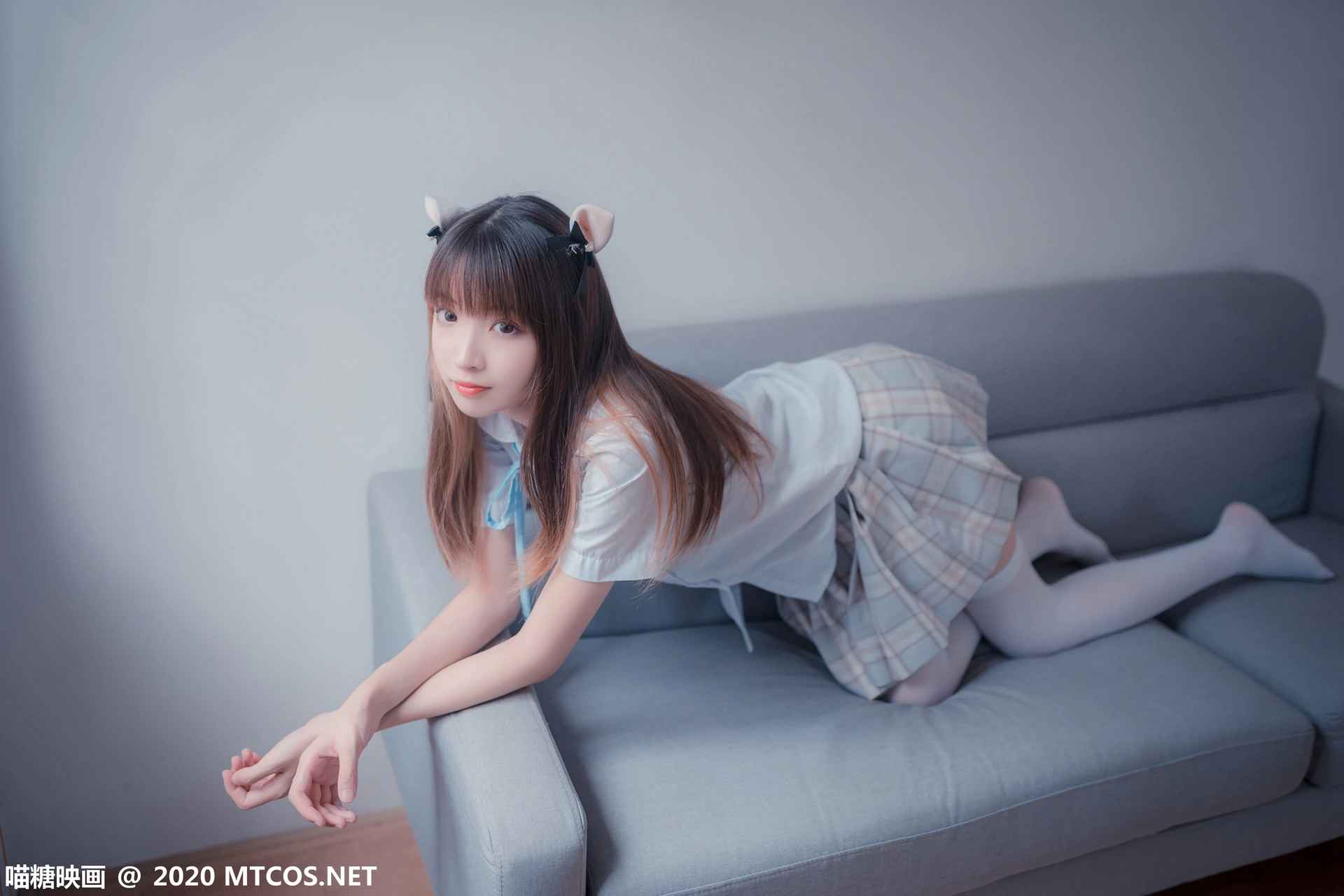 喵糖映画 - JKL.019 猫耳JK制服 2