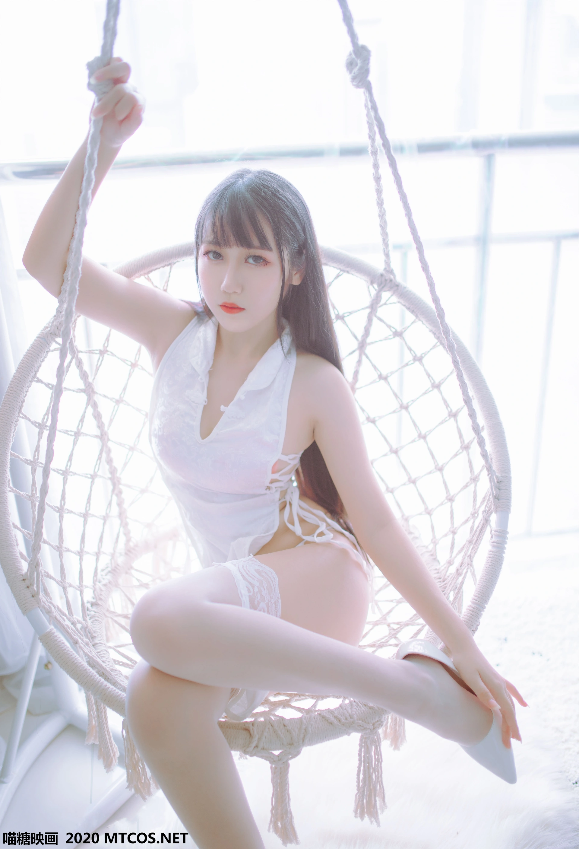 喵糖映画 - VOL.114 黑白旗袍双子 1