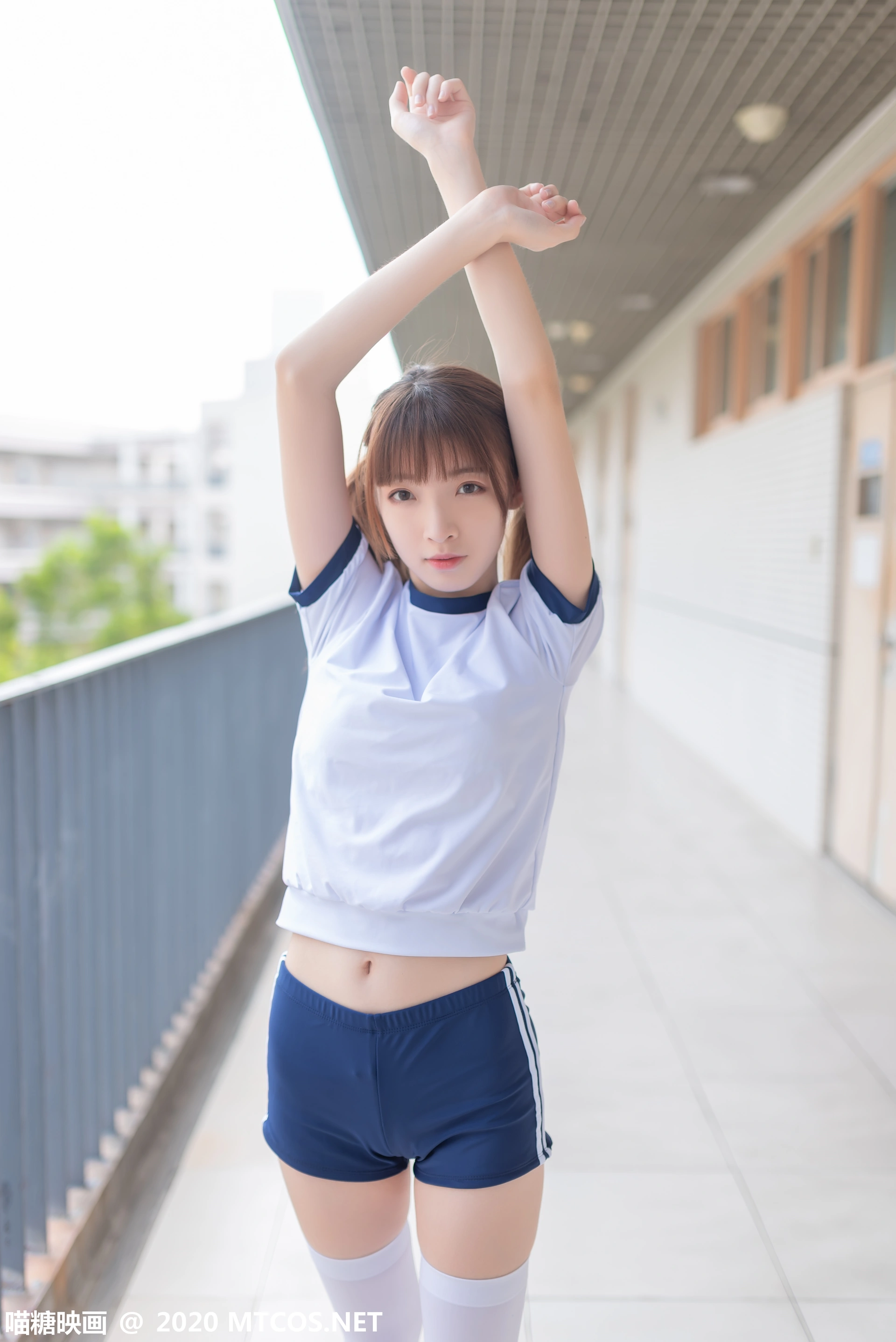 喵糖映画 - VOL.182 白袜体操服 2