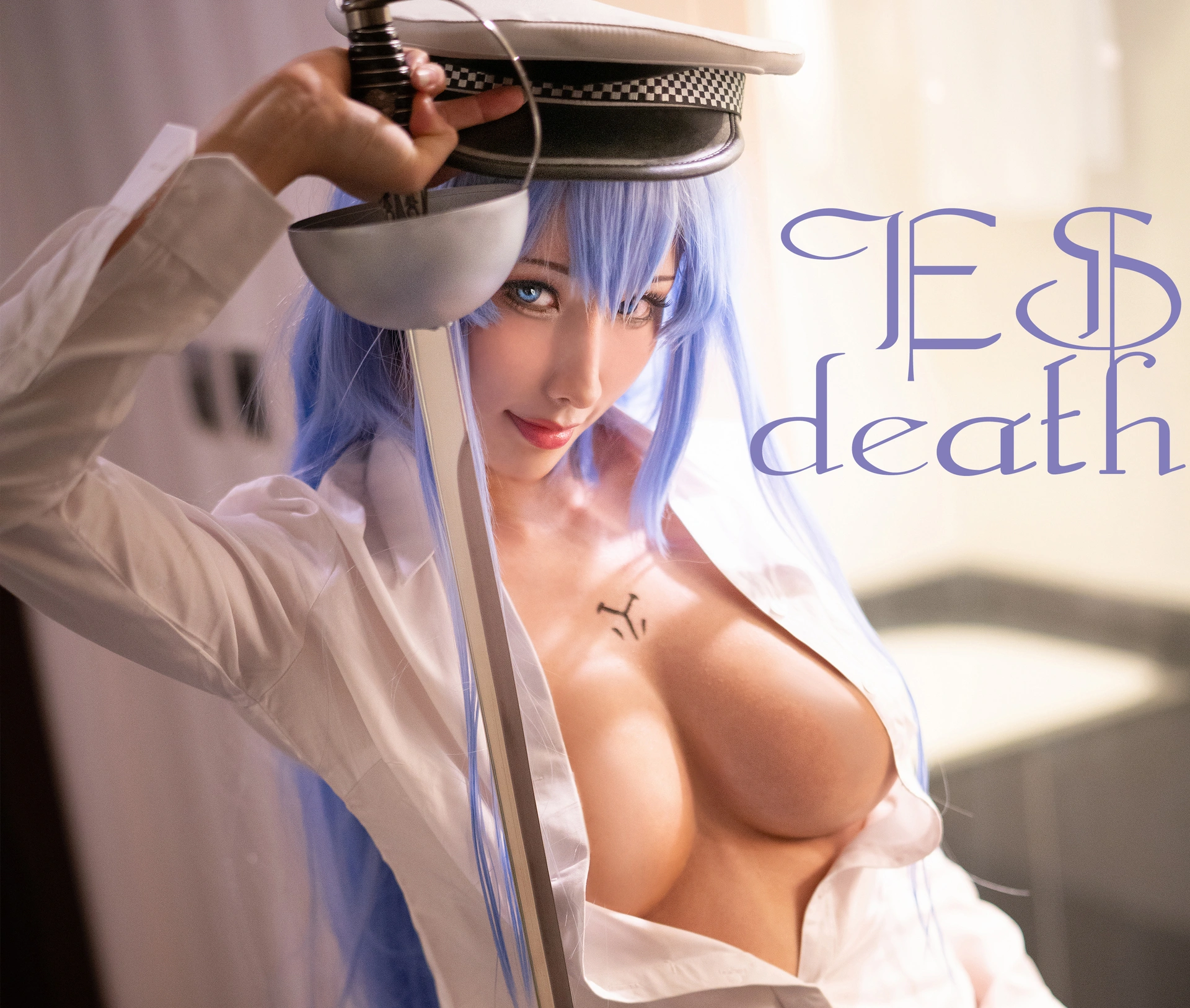 雨波_HaneAme - NO.03 Akame Ga Kiru_Esdeath_BF shirt_艾斯德斯男友襯衫 0