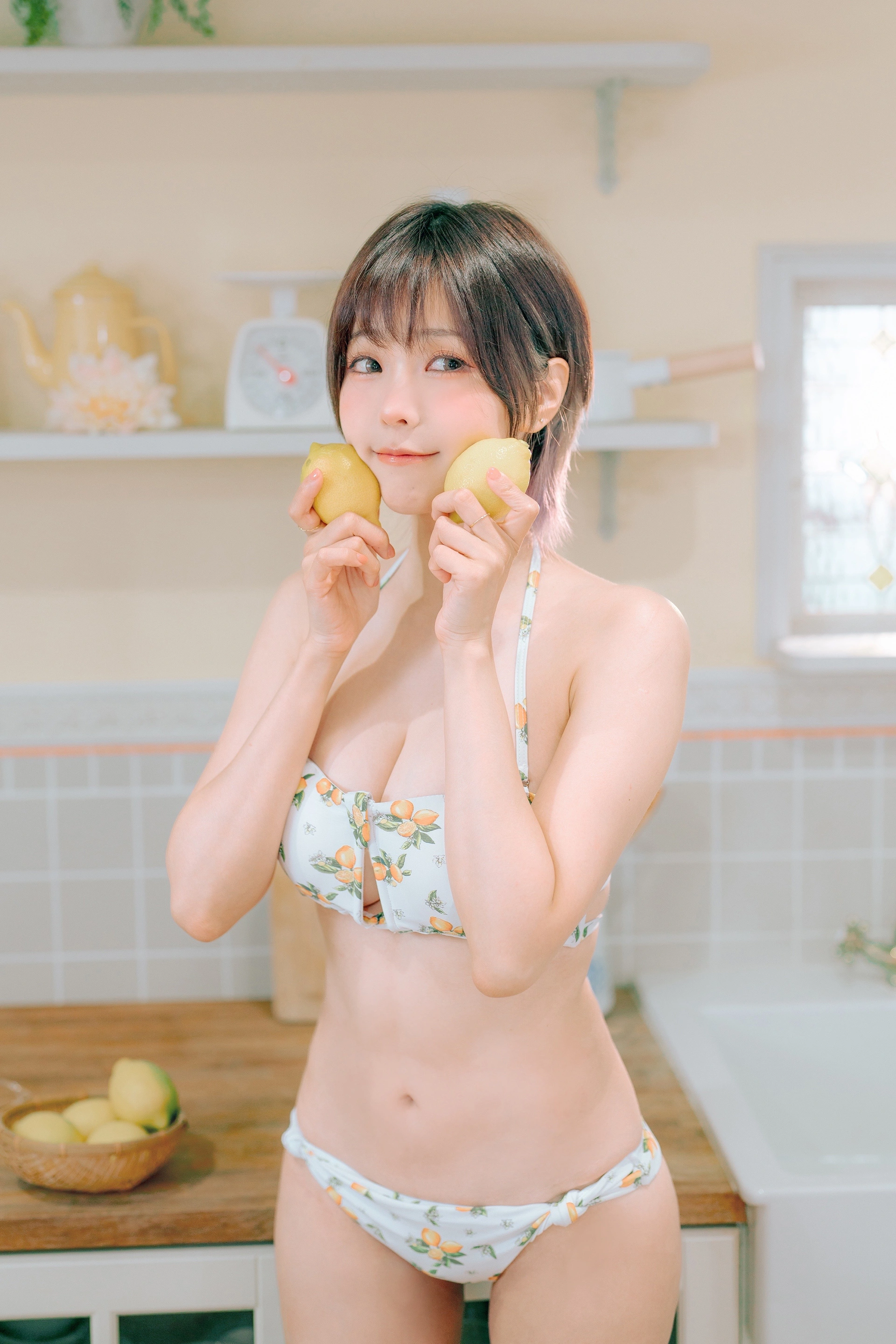 ElyEE子 - NO.121 2023.august C-檸檬泳裝 Lemon Swimsuit 1