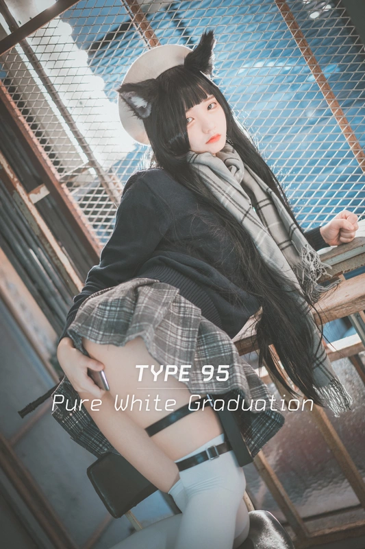 Jenny (정제니) - NO.19 [DJAWA] Type95 Pure White Graduation (Girls Frontline) 3