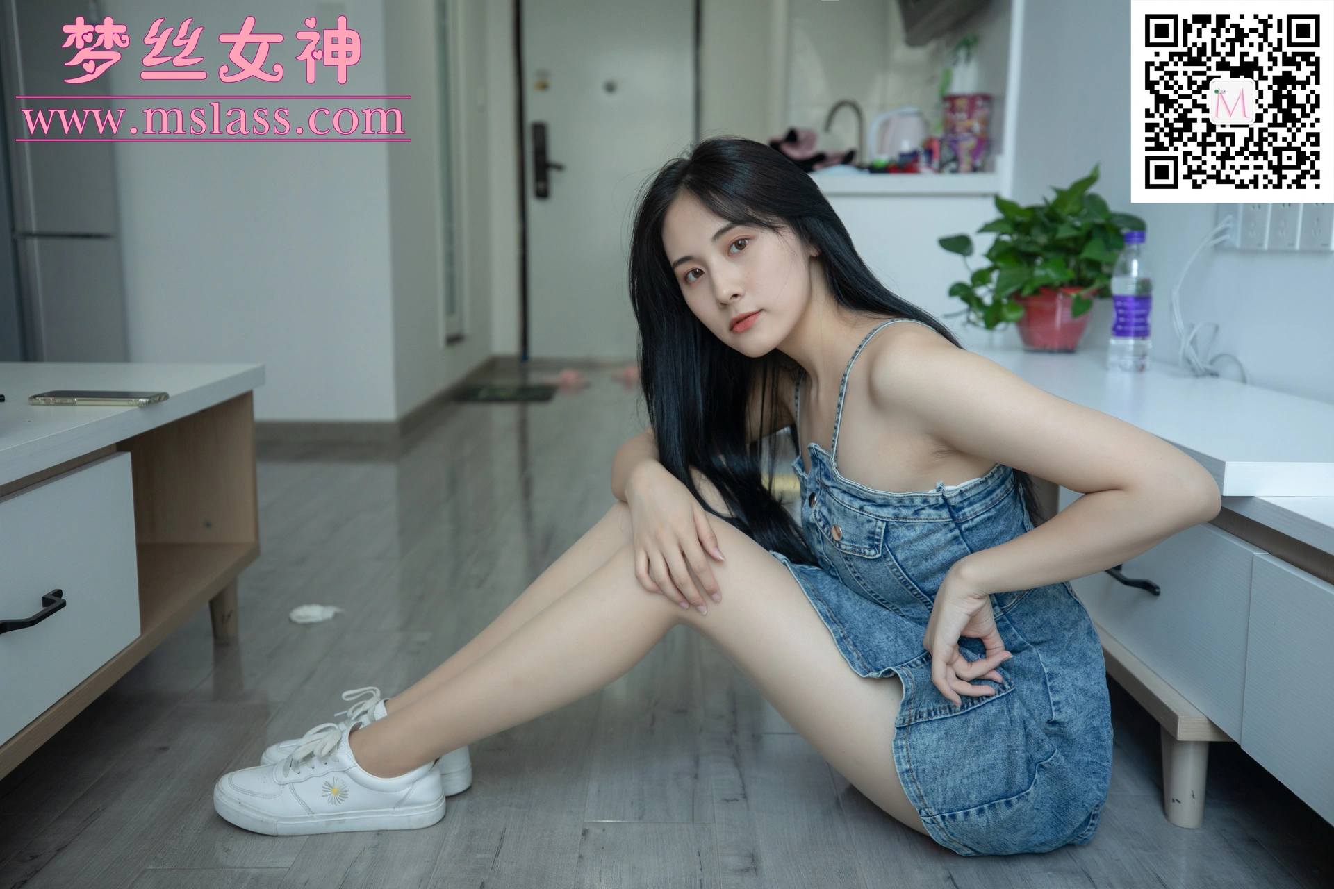 MSLASS梦丝女神 - 2020.06.27 NO.116 小允儿 牛仔连衣裙 2