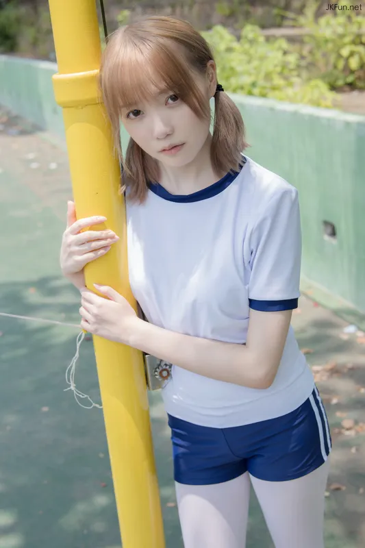 森萝财团 [JKFUN-019] 80D白丝外景体操服 Aika [107P 1V] 1