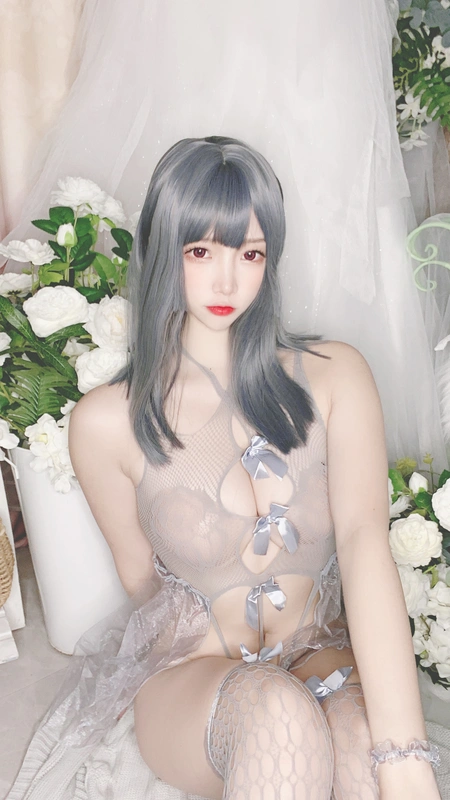 二佐Nisa - NO.087 私房自拍蓝色网状比基尼 14