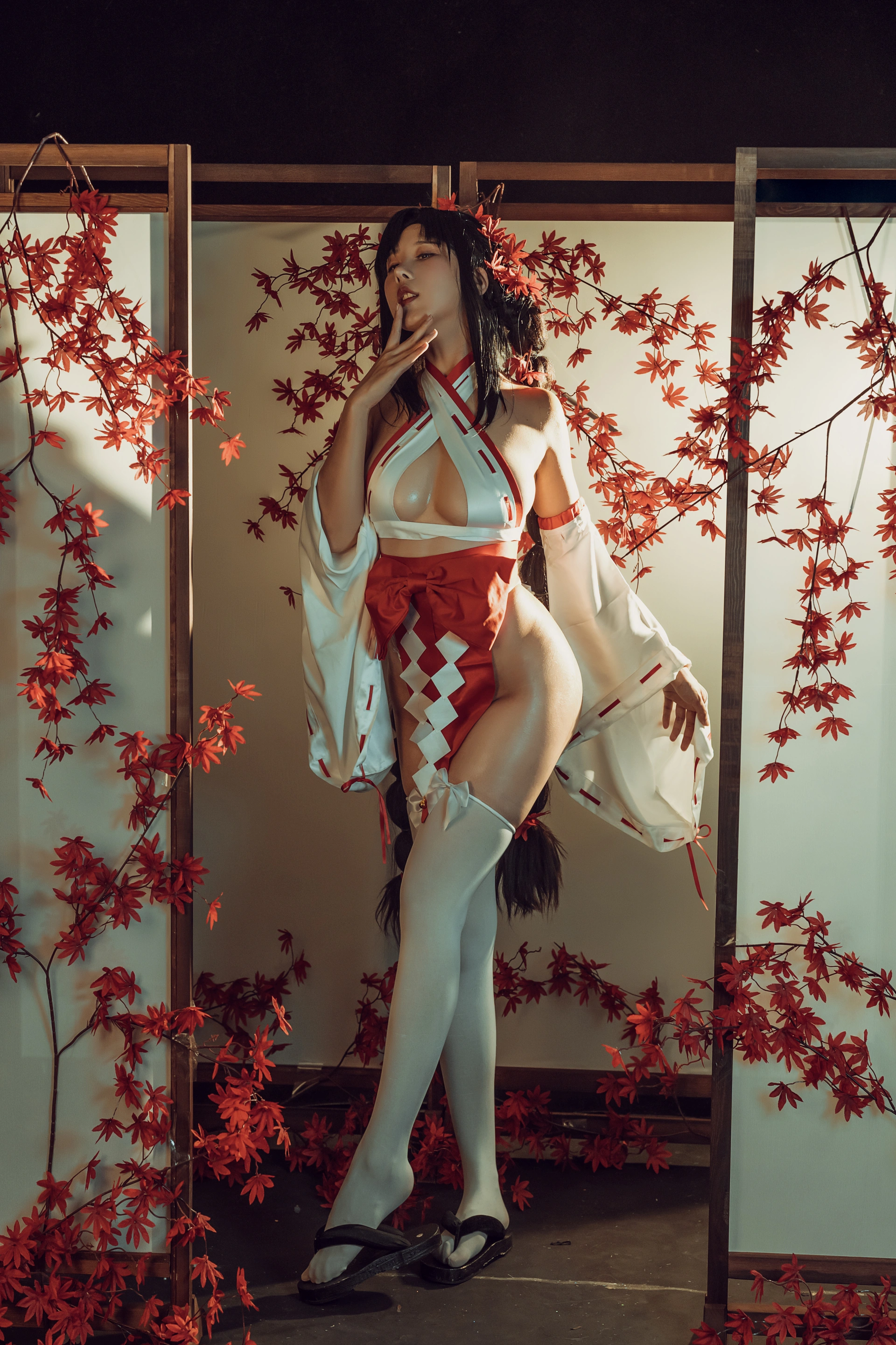云溪溪 - NO.04 奶桃 巫女 1