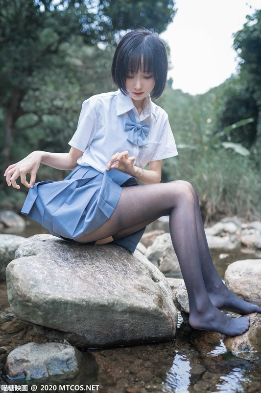 喵糖映画 - JKL.016 溪边JK制服 4