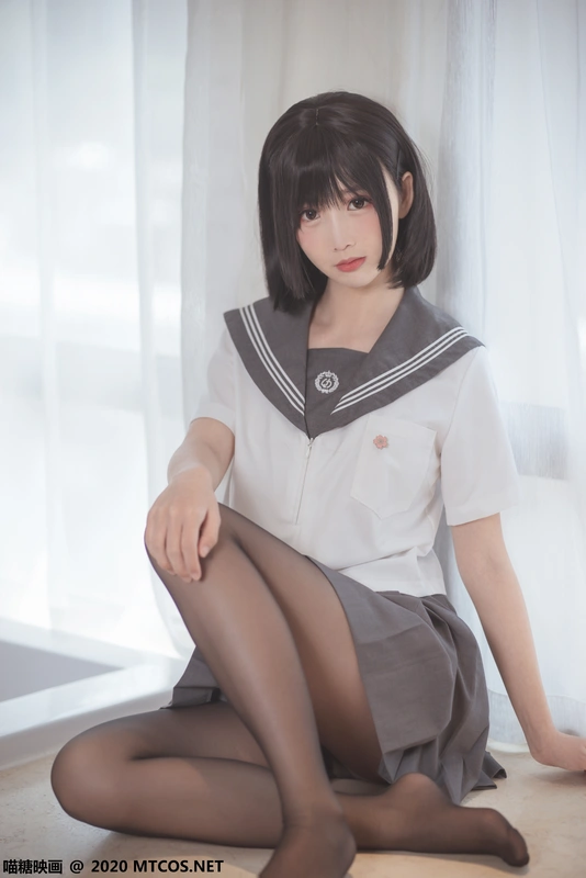 喵糖映画 - JKL.017 黑丝JK制服 3
