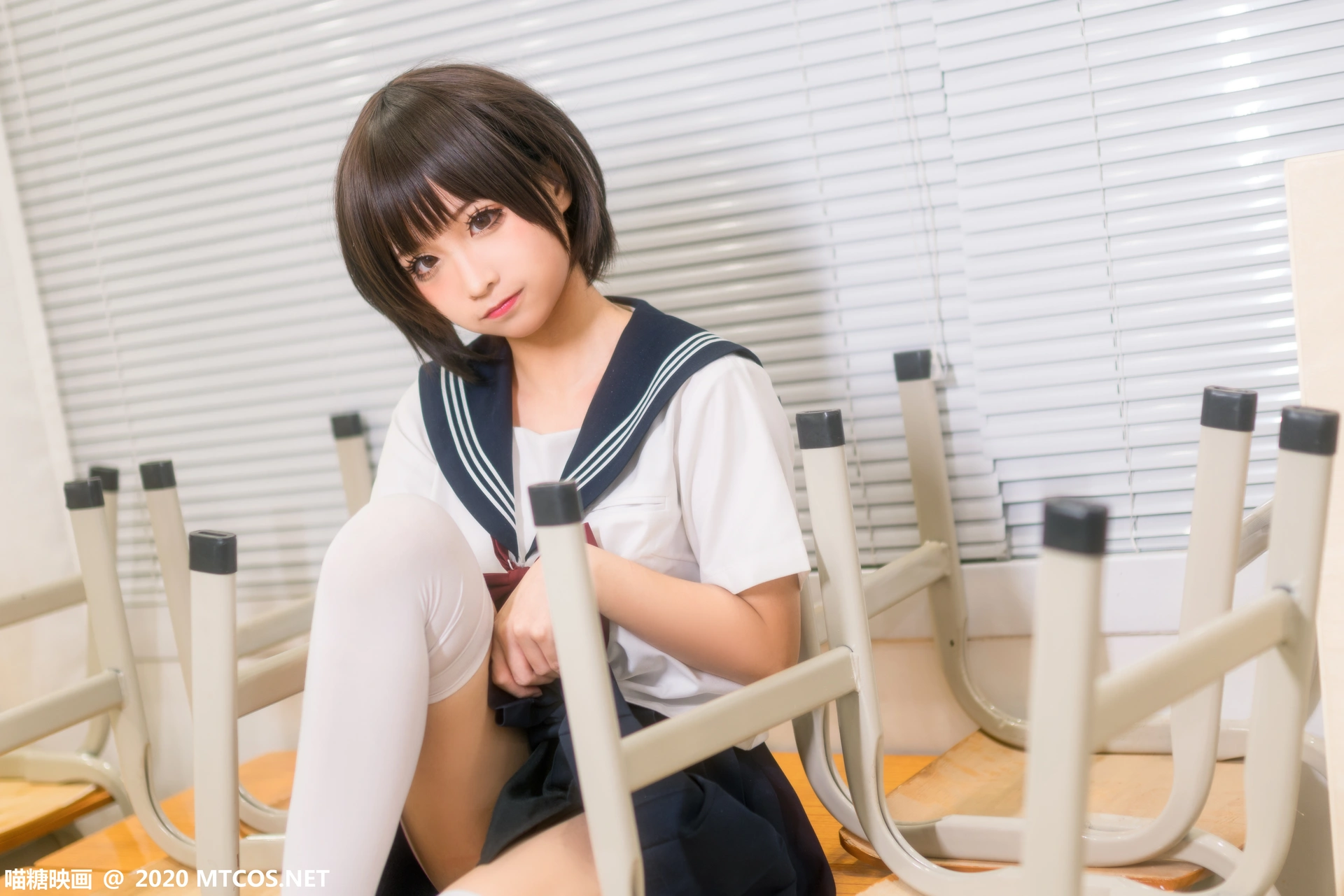 喵糖映画 - JKL.020 课室JK制服 0