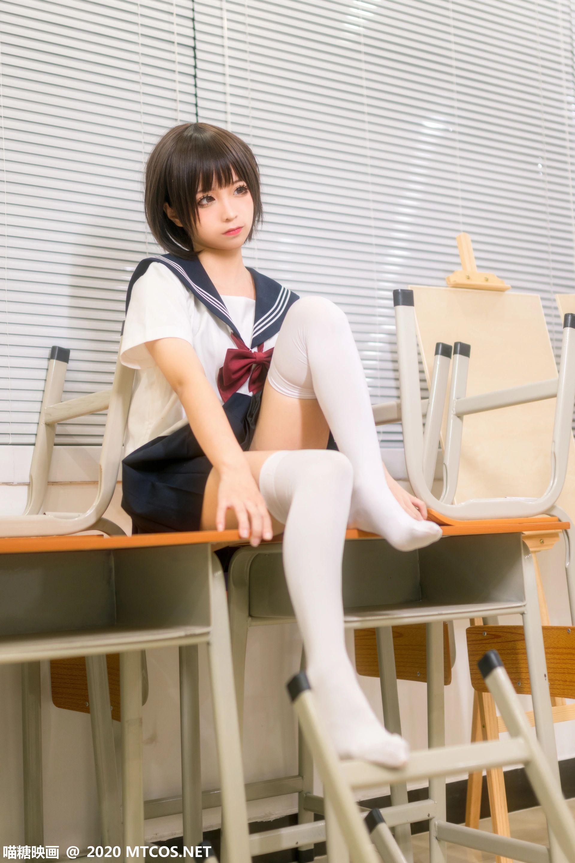 喵糖映画 - JKL.020 课室JK制服 2