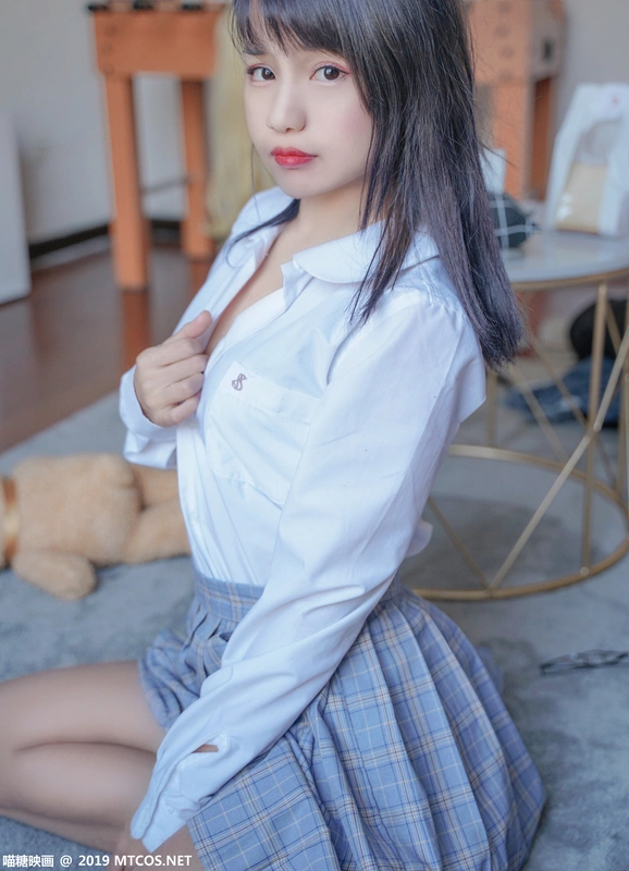 喵糖映画 - VOL.047 果腿制服裙 19